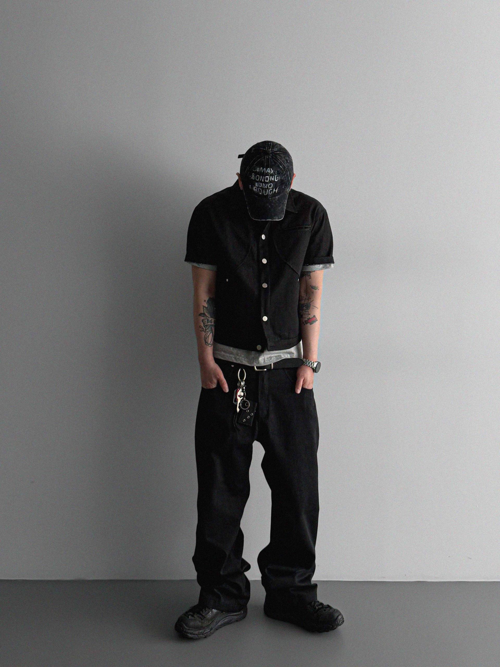 Core non fade crop half jacket