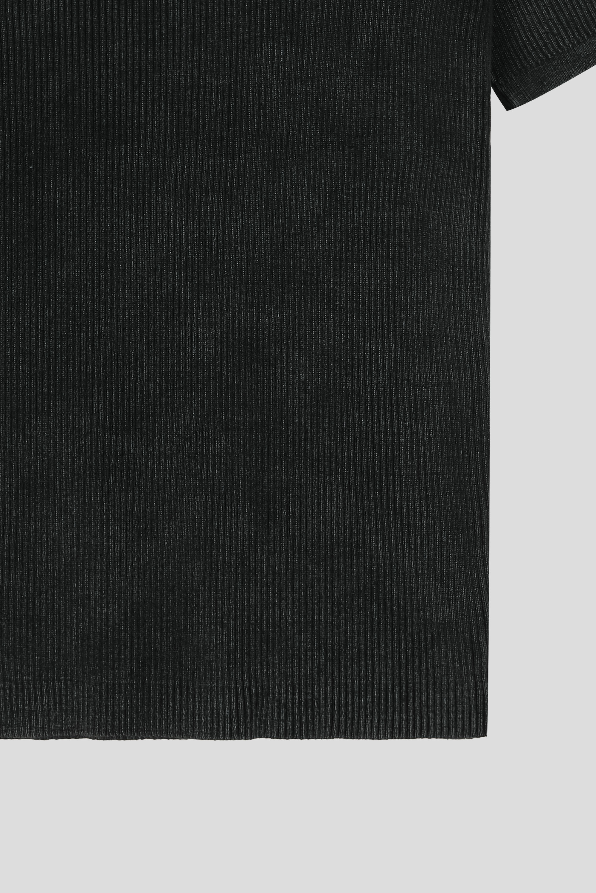 Pigment panel slim half knit