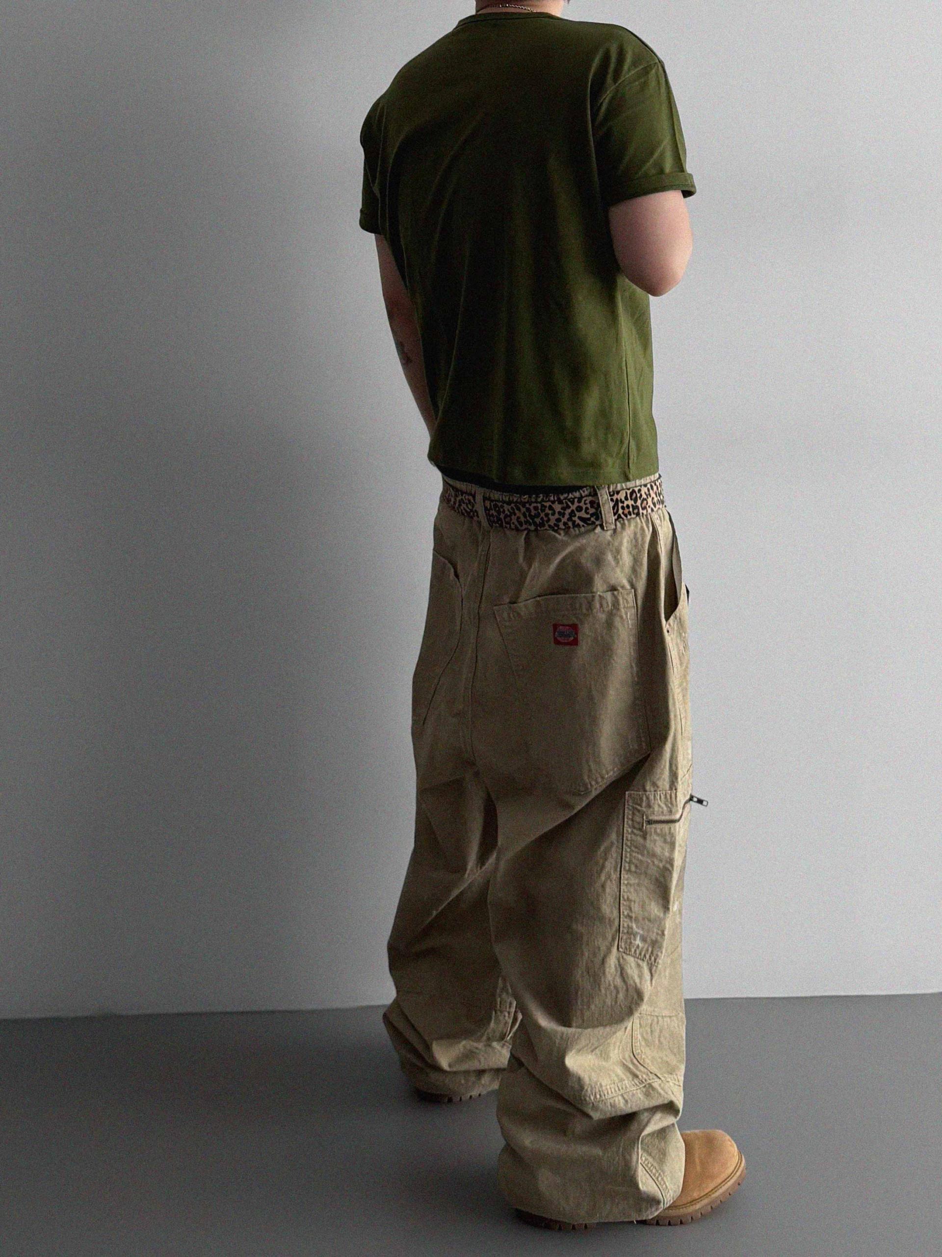Vintage wide work pants
