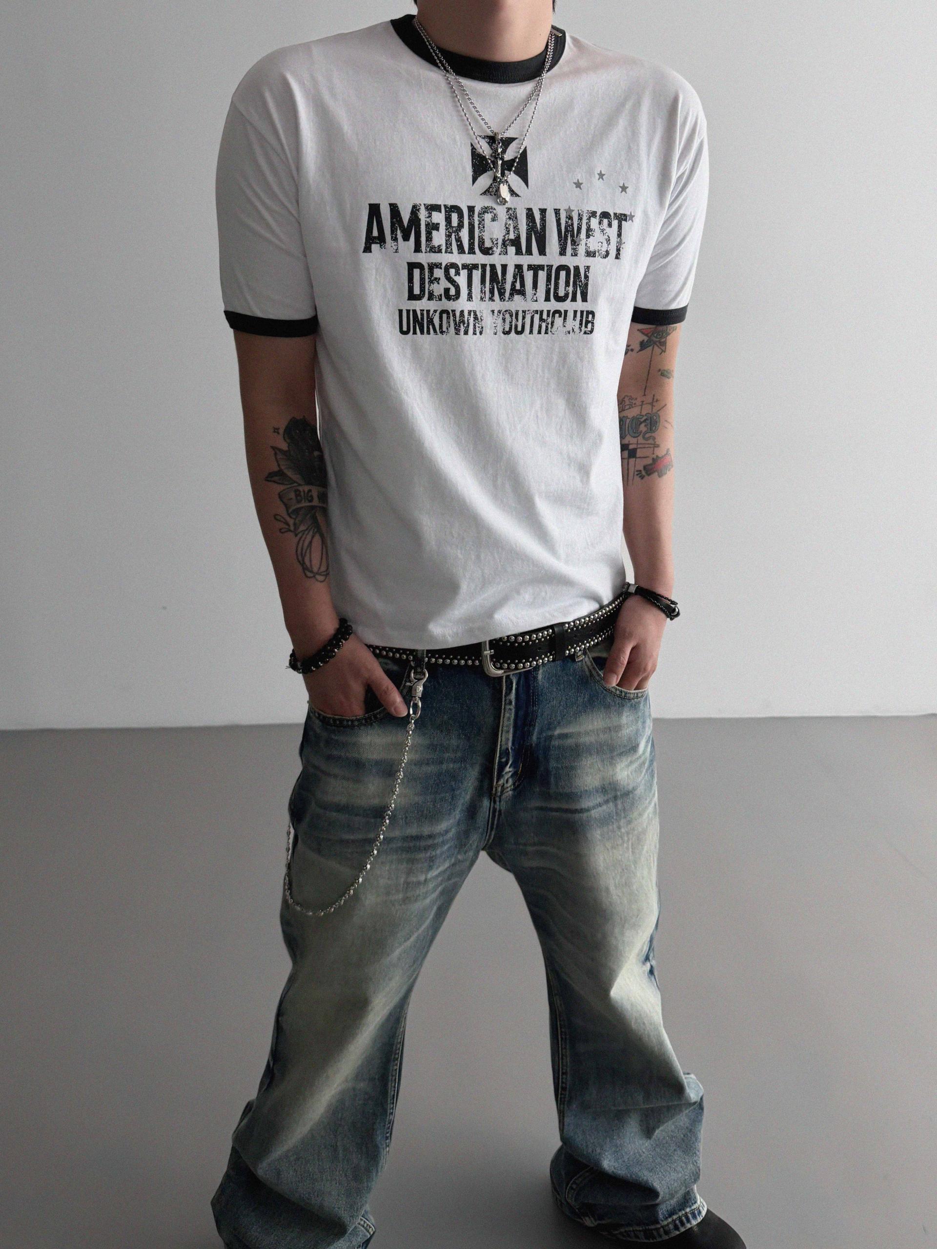 Mobe sand flare denim pants