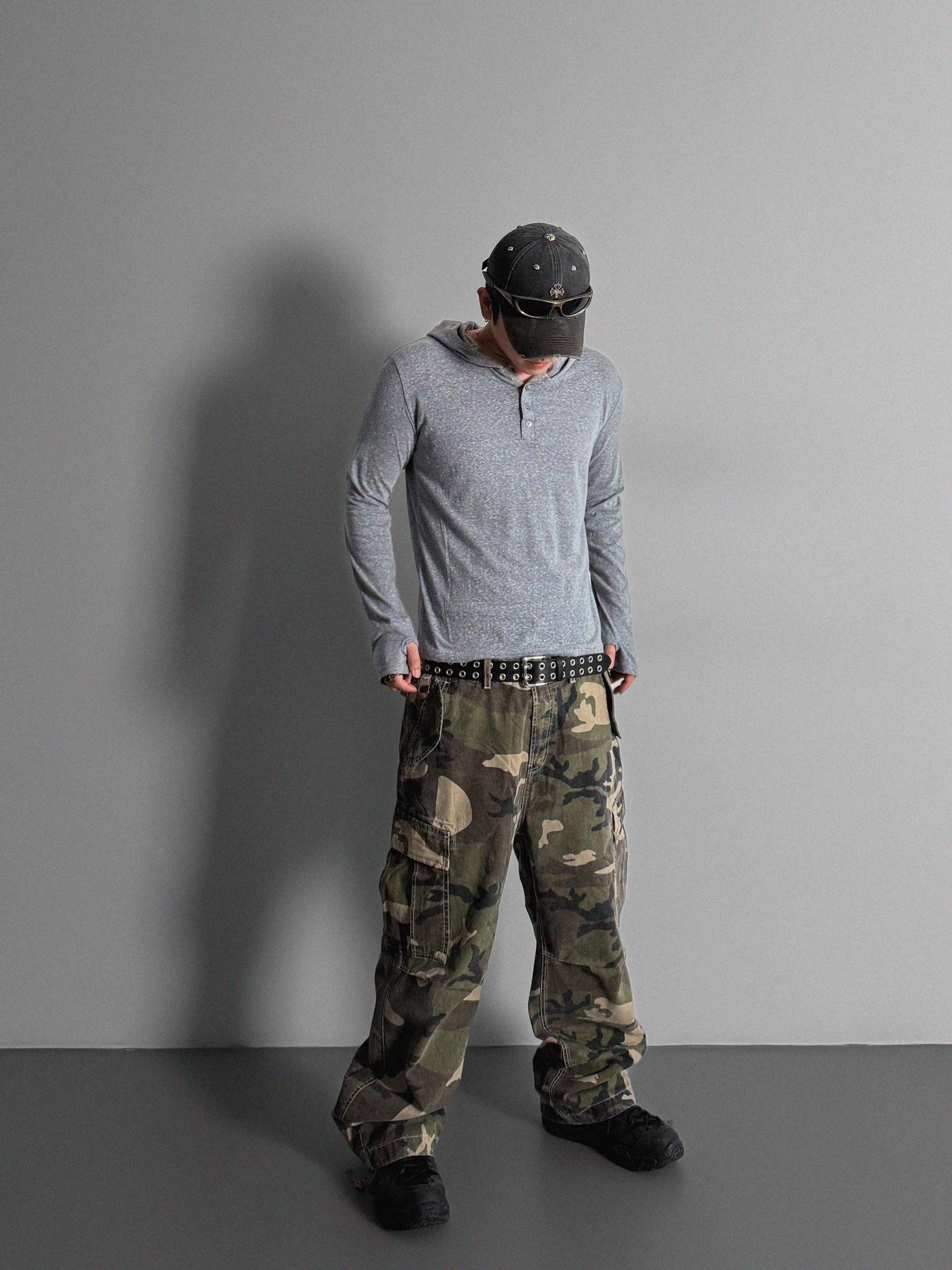 After henry neck warmer hoodie t