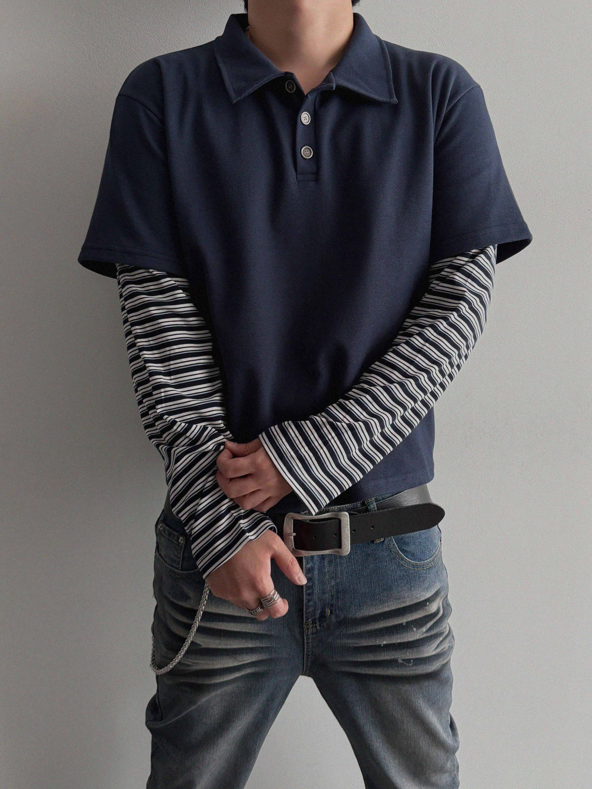 Shadow layered crop PK t