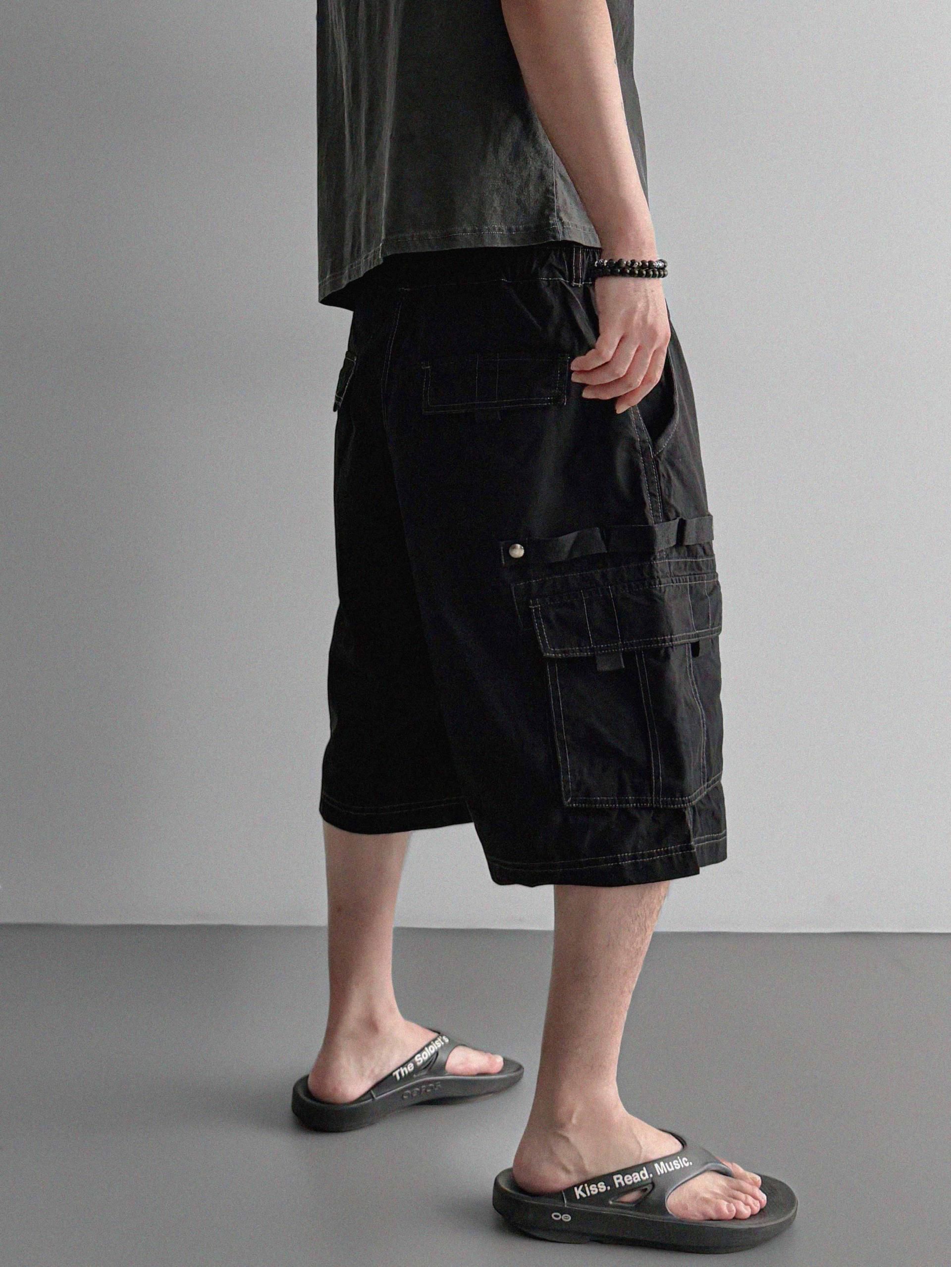 forsed cargo bermuda pants