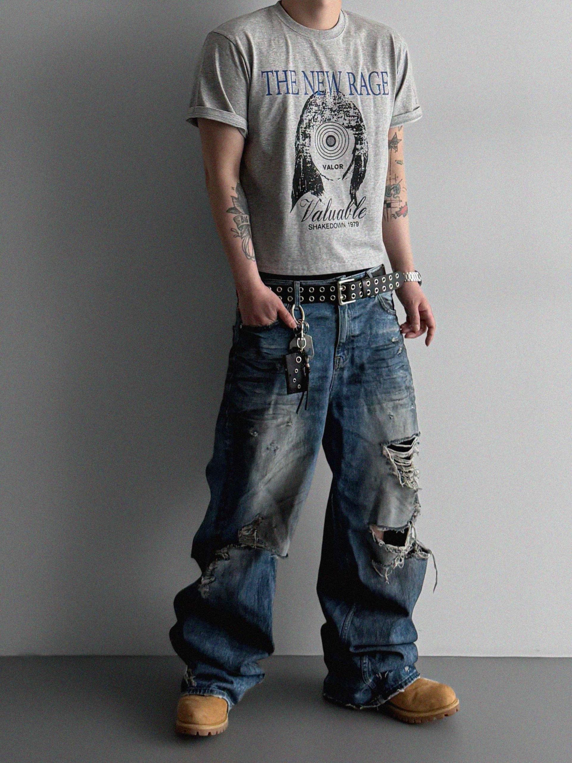 New rage crop half t