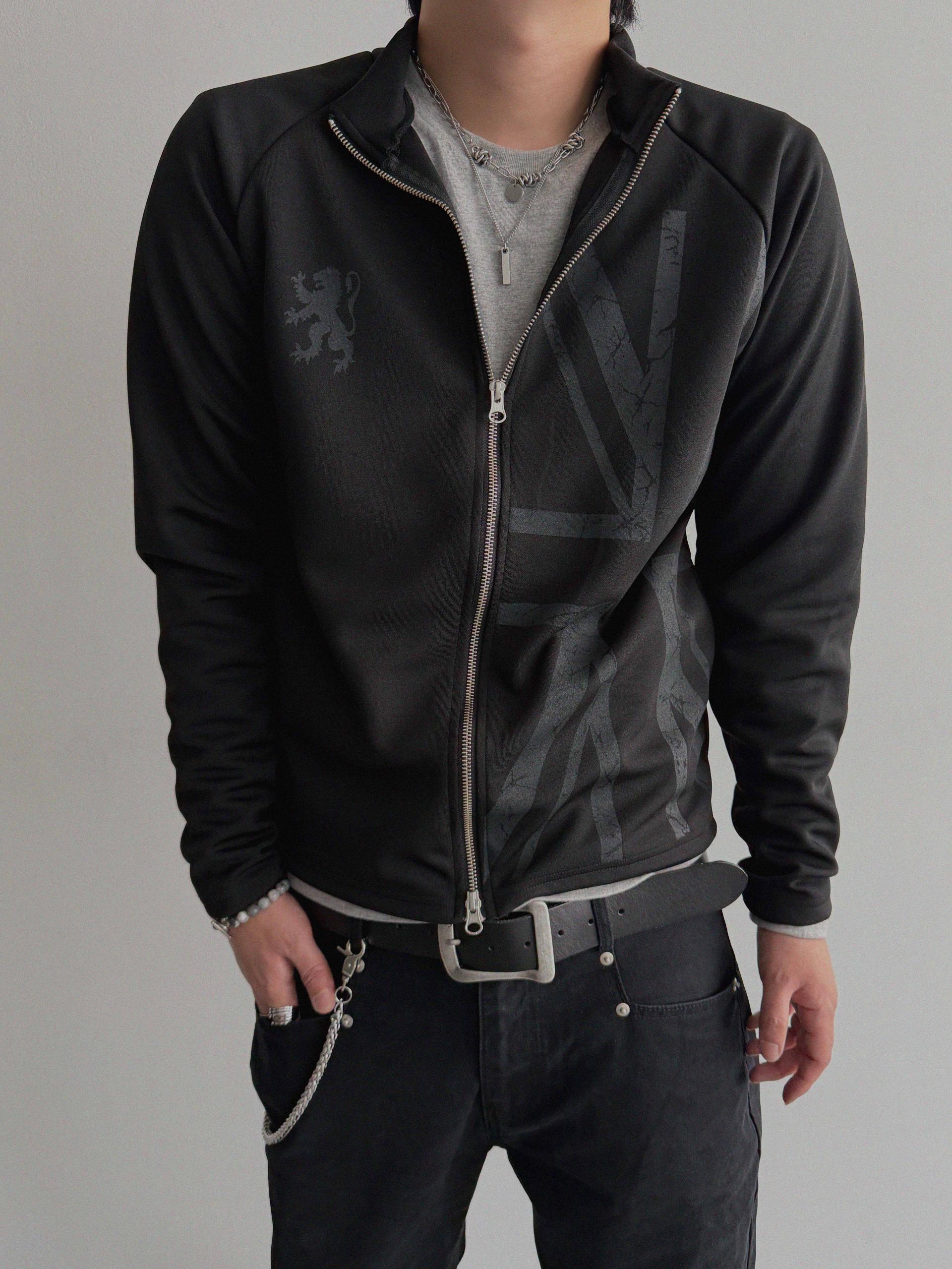England slim jersey zip-up
