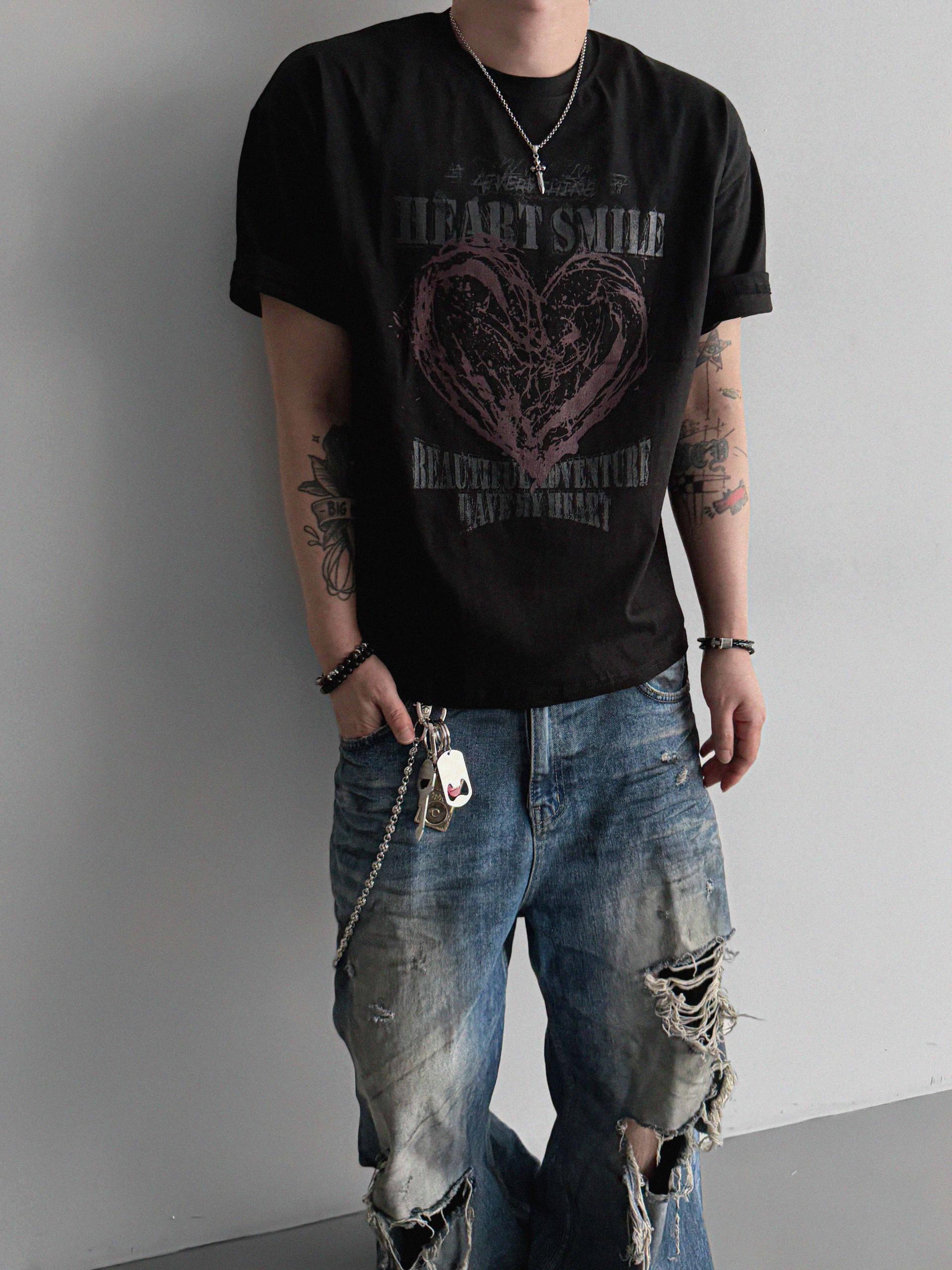Gore heart half t