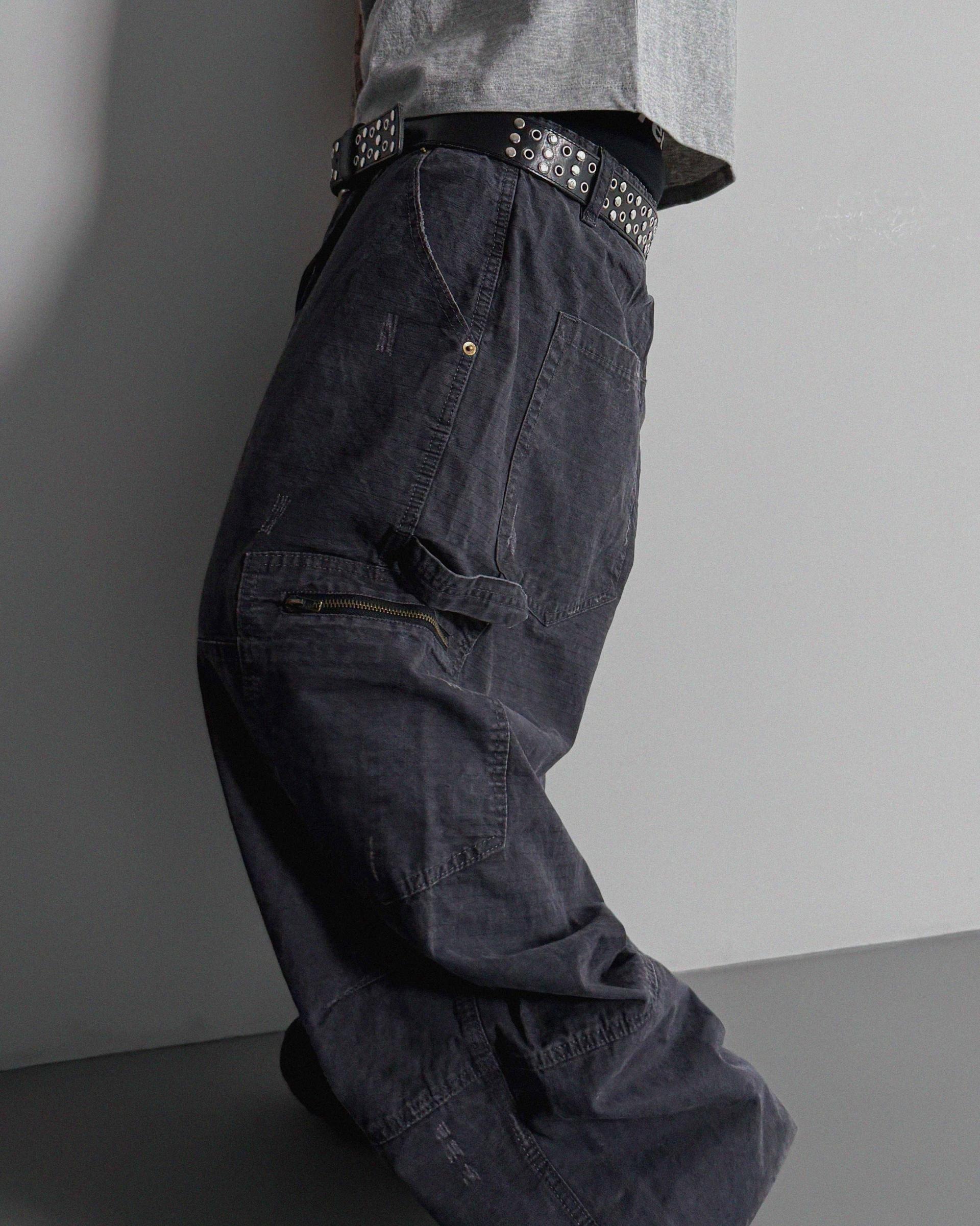 Vintage wide work pants