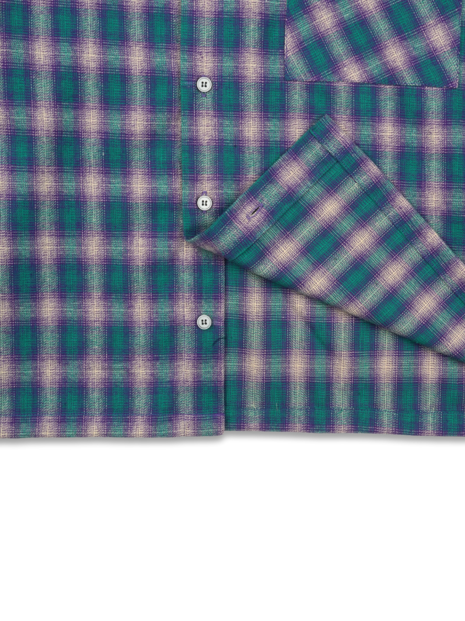Opal crop check shirt