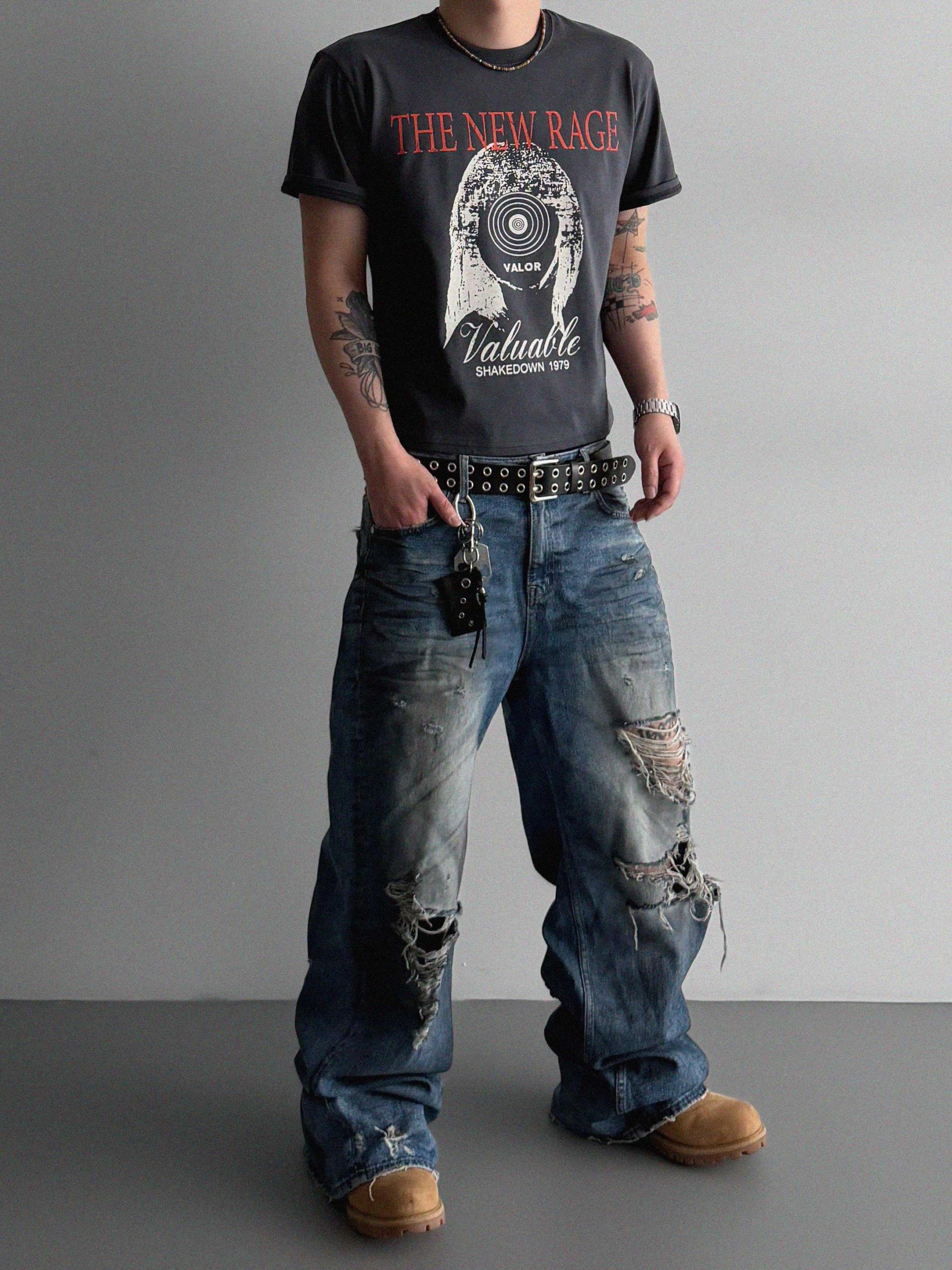 New rage crop half t