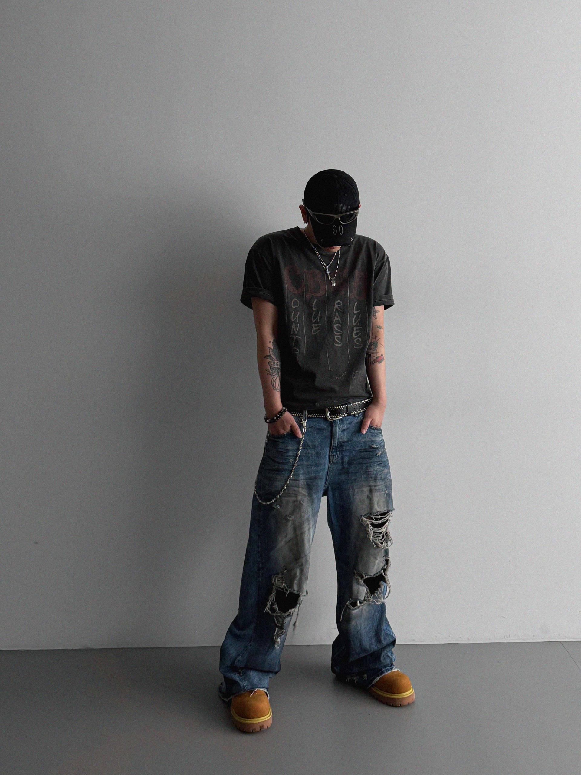 CBGB Pigment crop half t