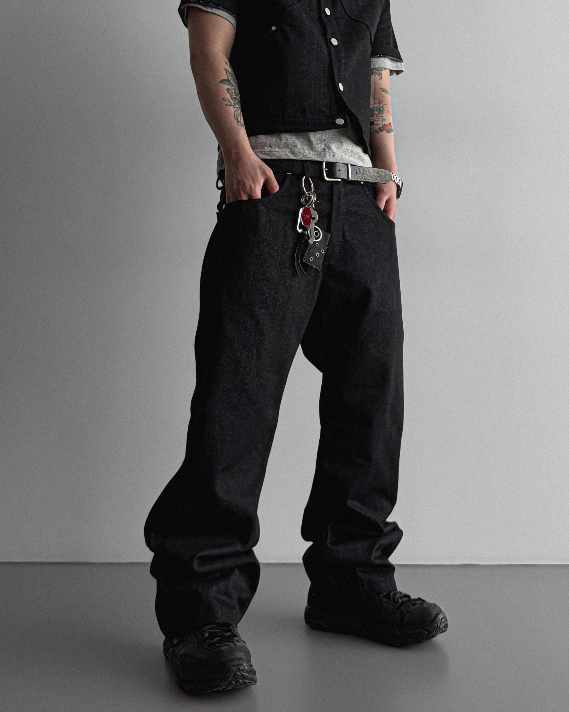Core non fade sagging jeans