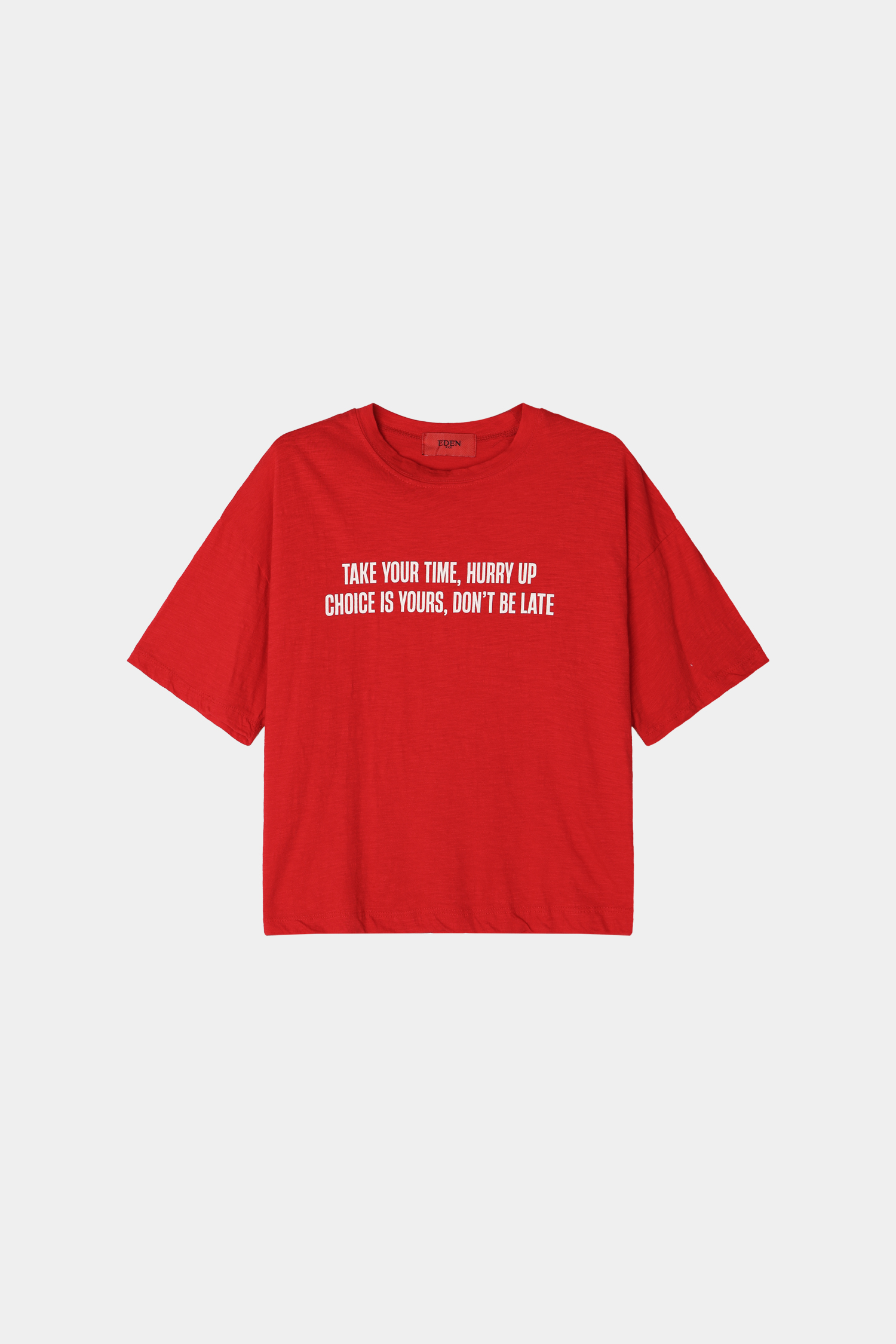 Vintage poit slap crop half t