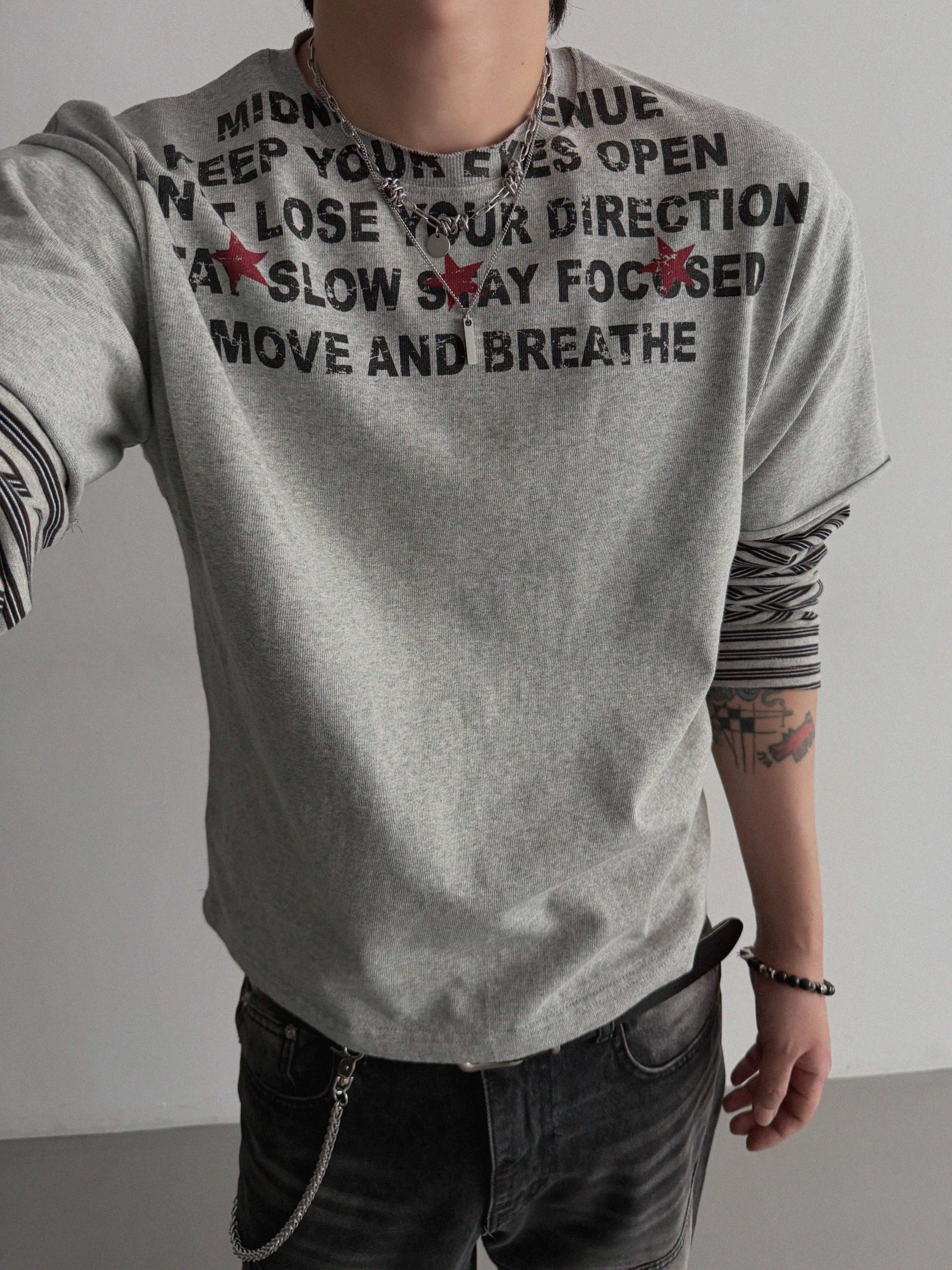 Avenue layered crop t