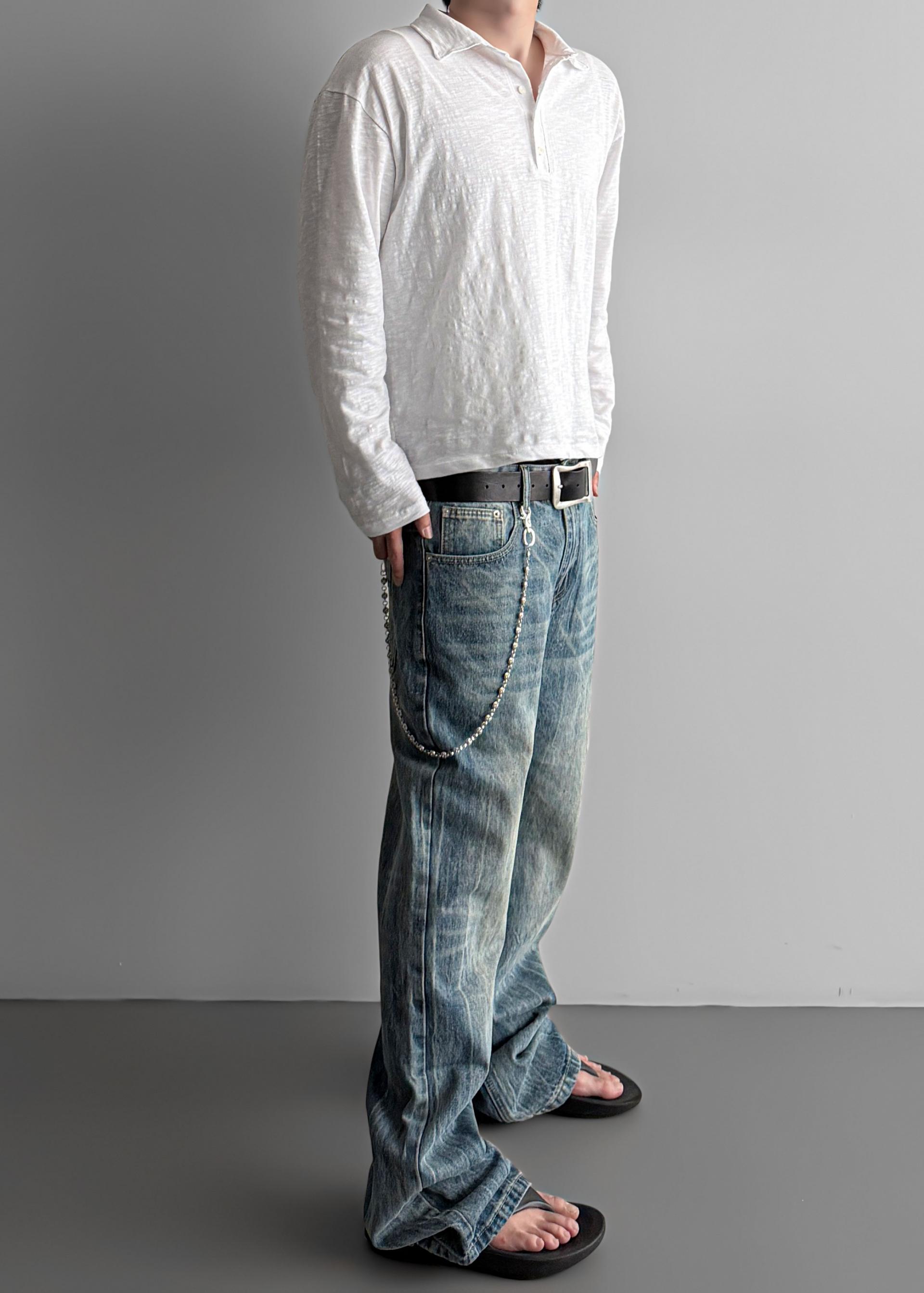 Slab 5 button collar t