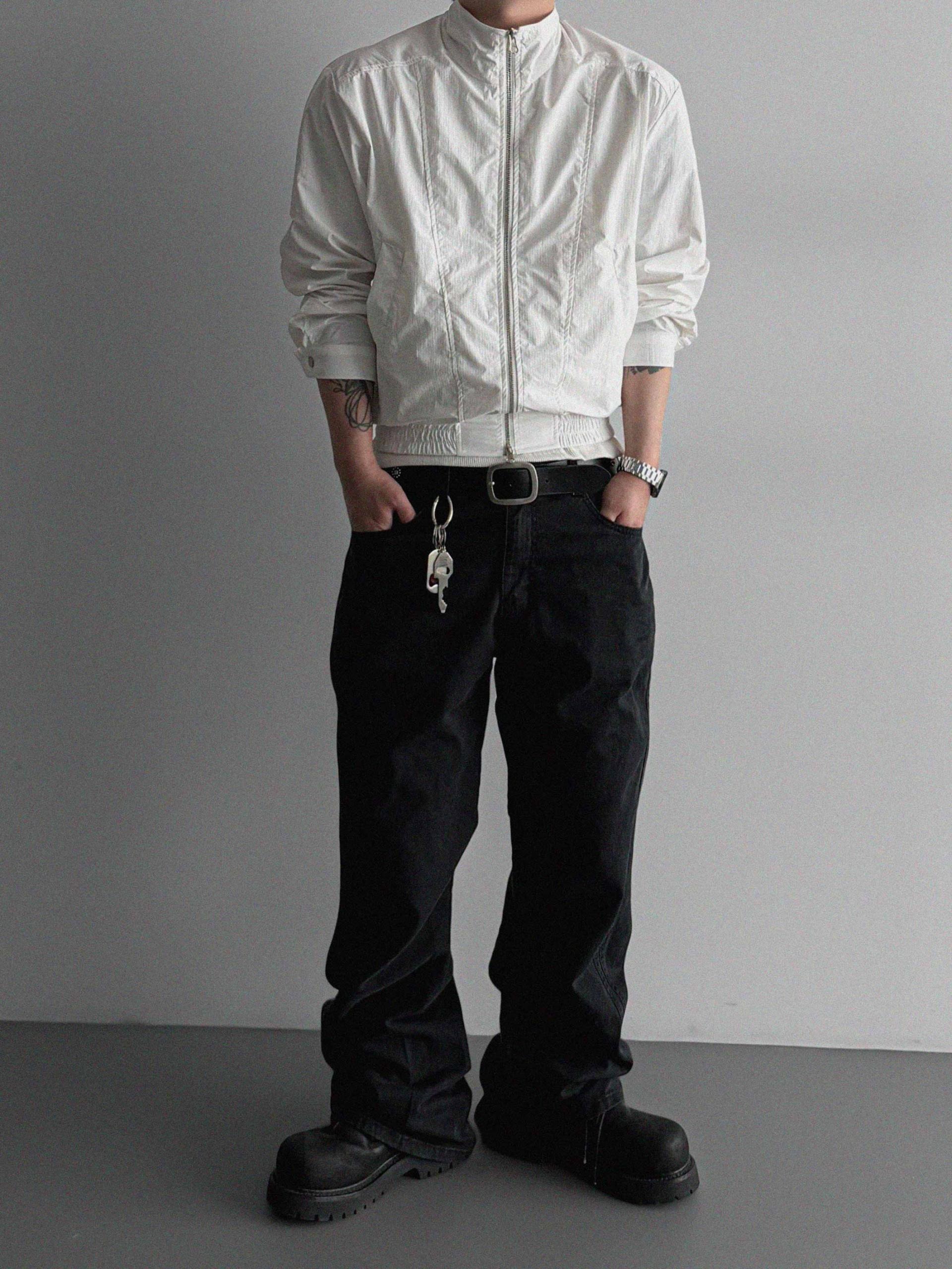 Summer nylon crop jacket