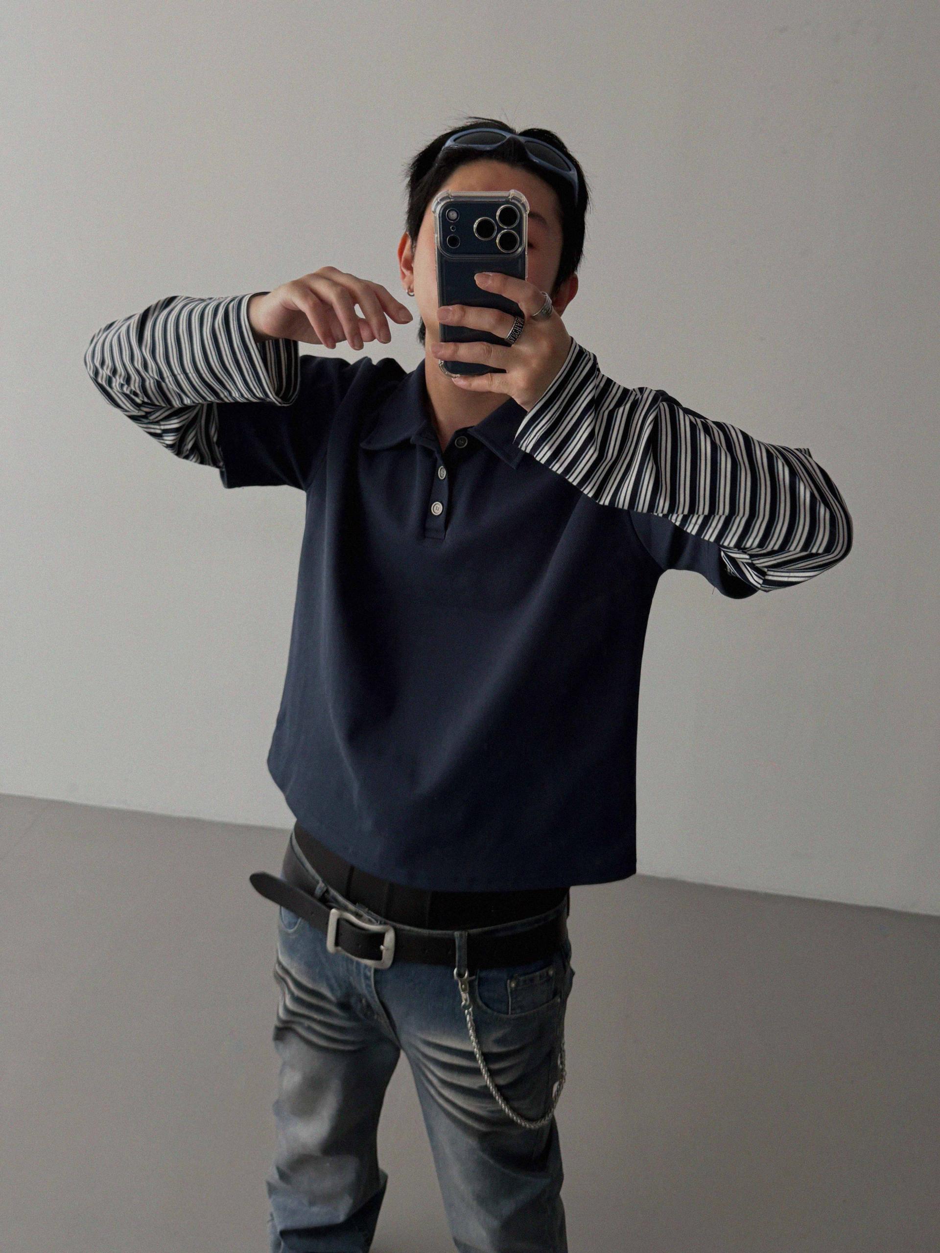 Shadow layered crop PK t