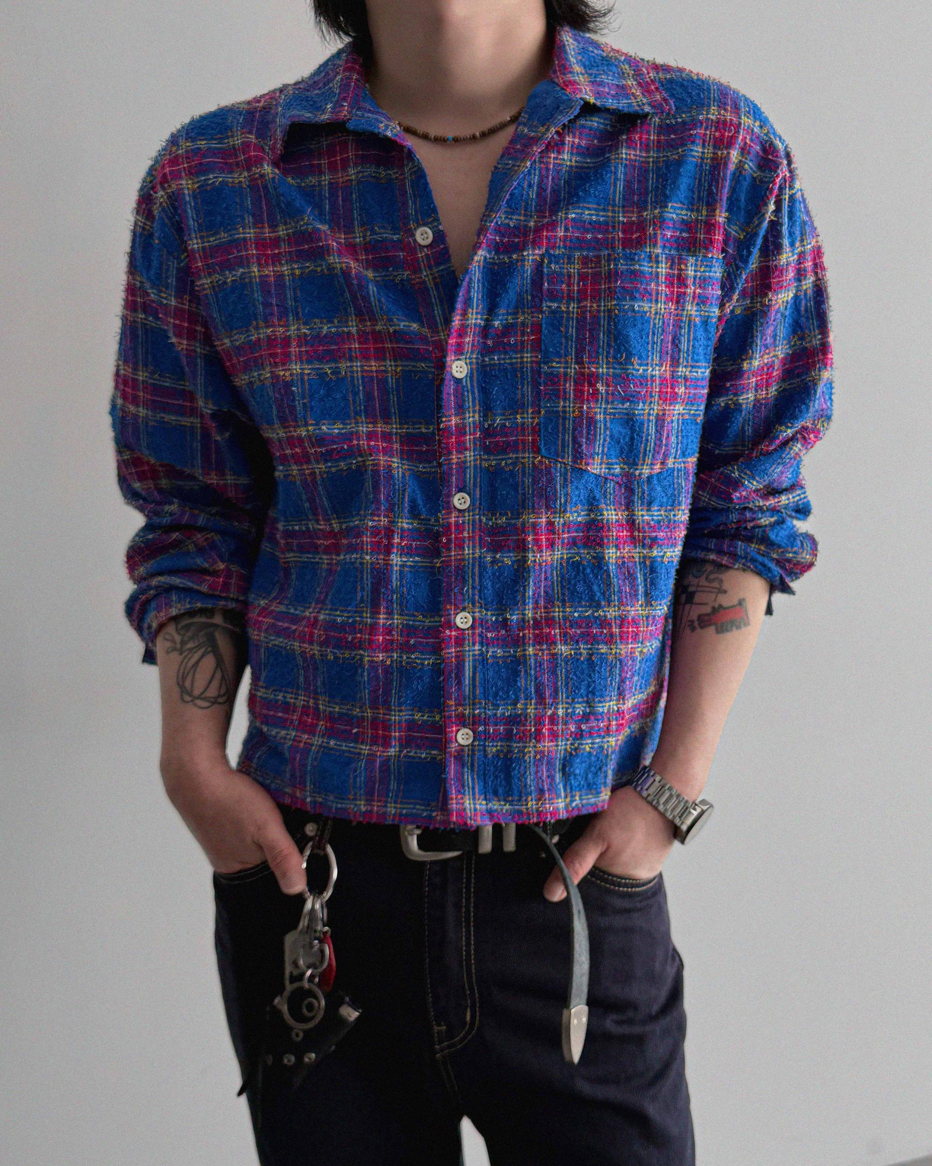 Nova crop check shirt