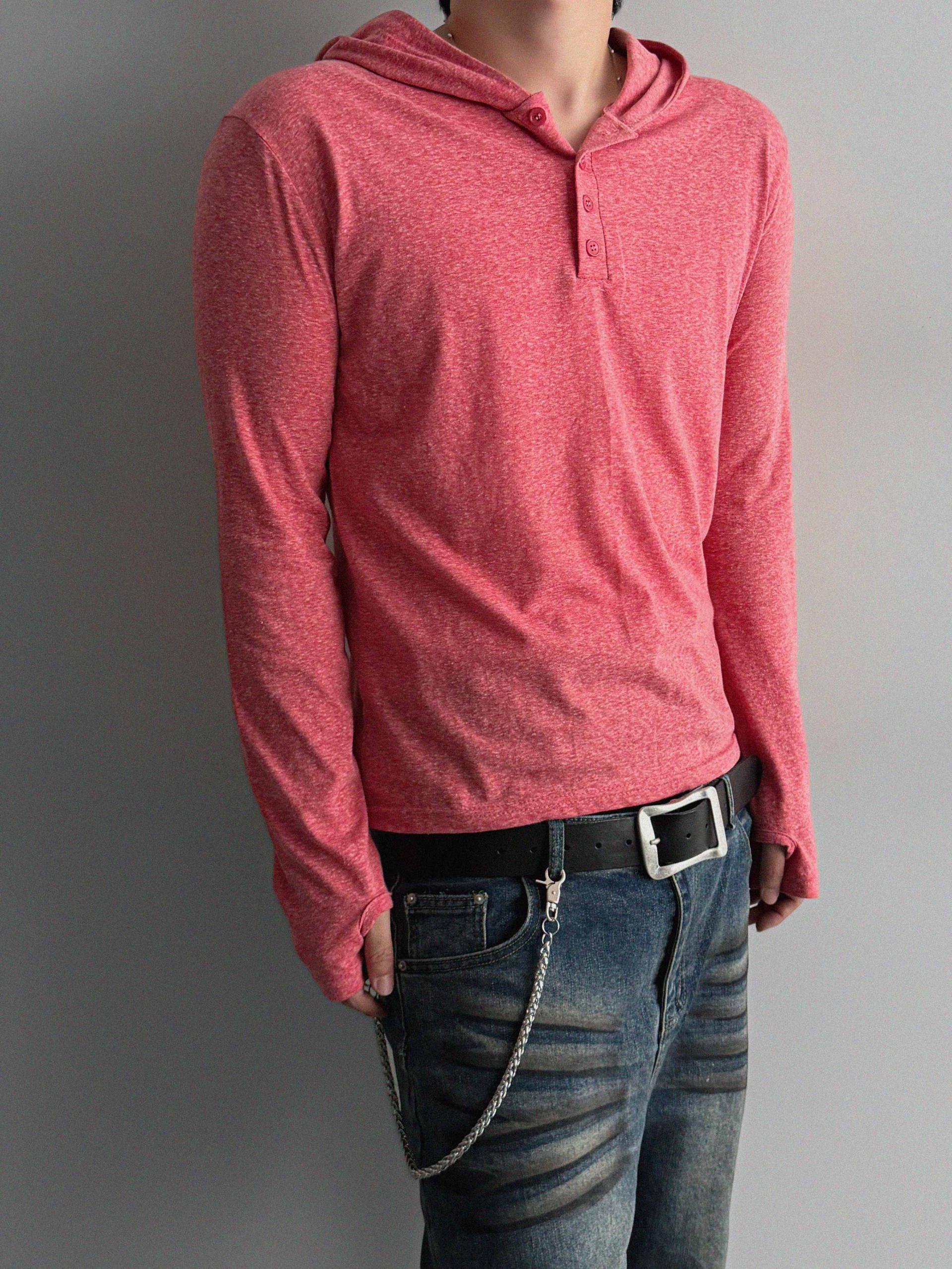 After henry neck warmer hoodie t