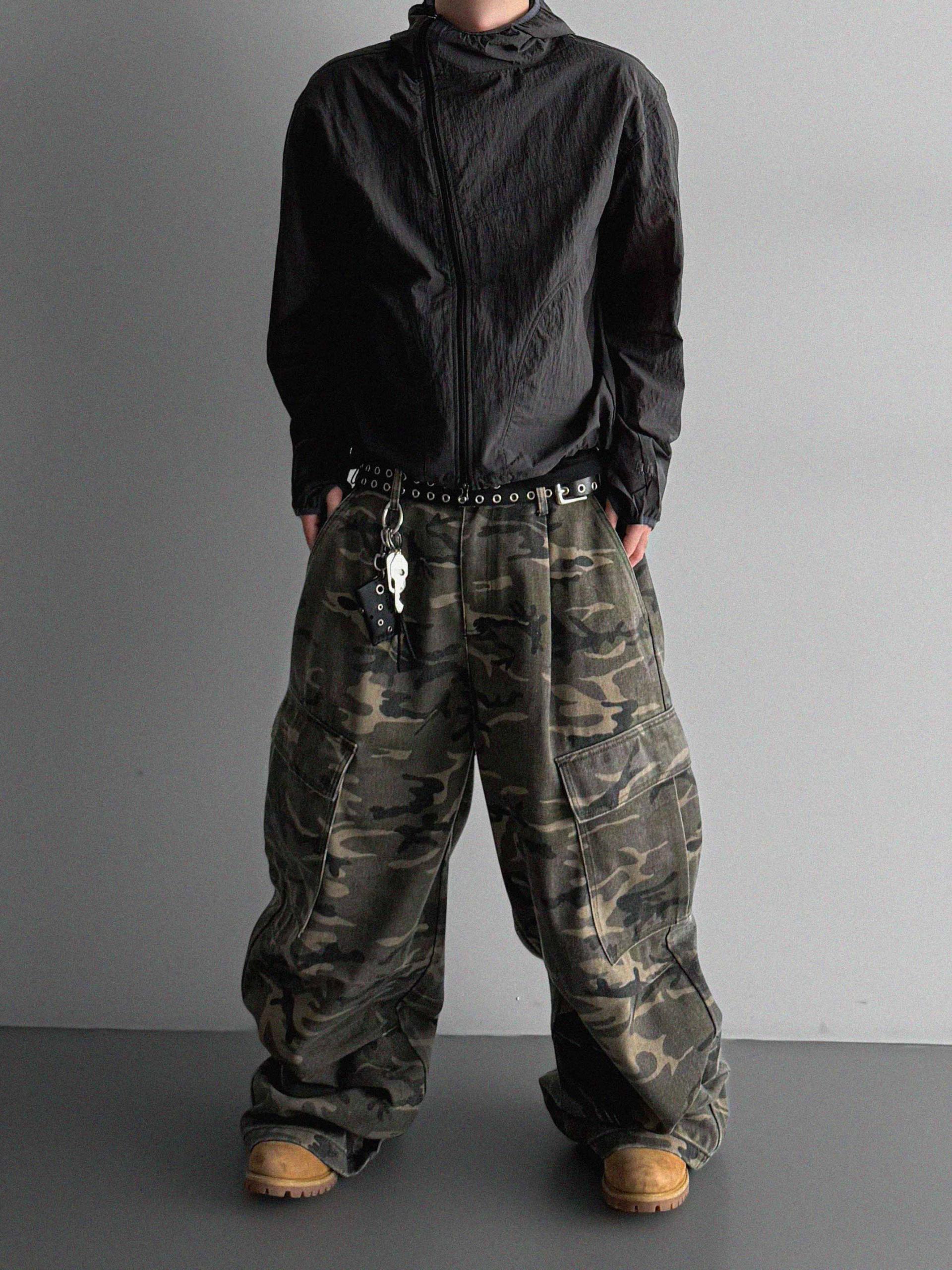 Summer diagonal zipper hood jacket