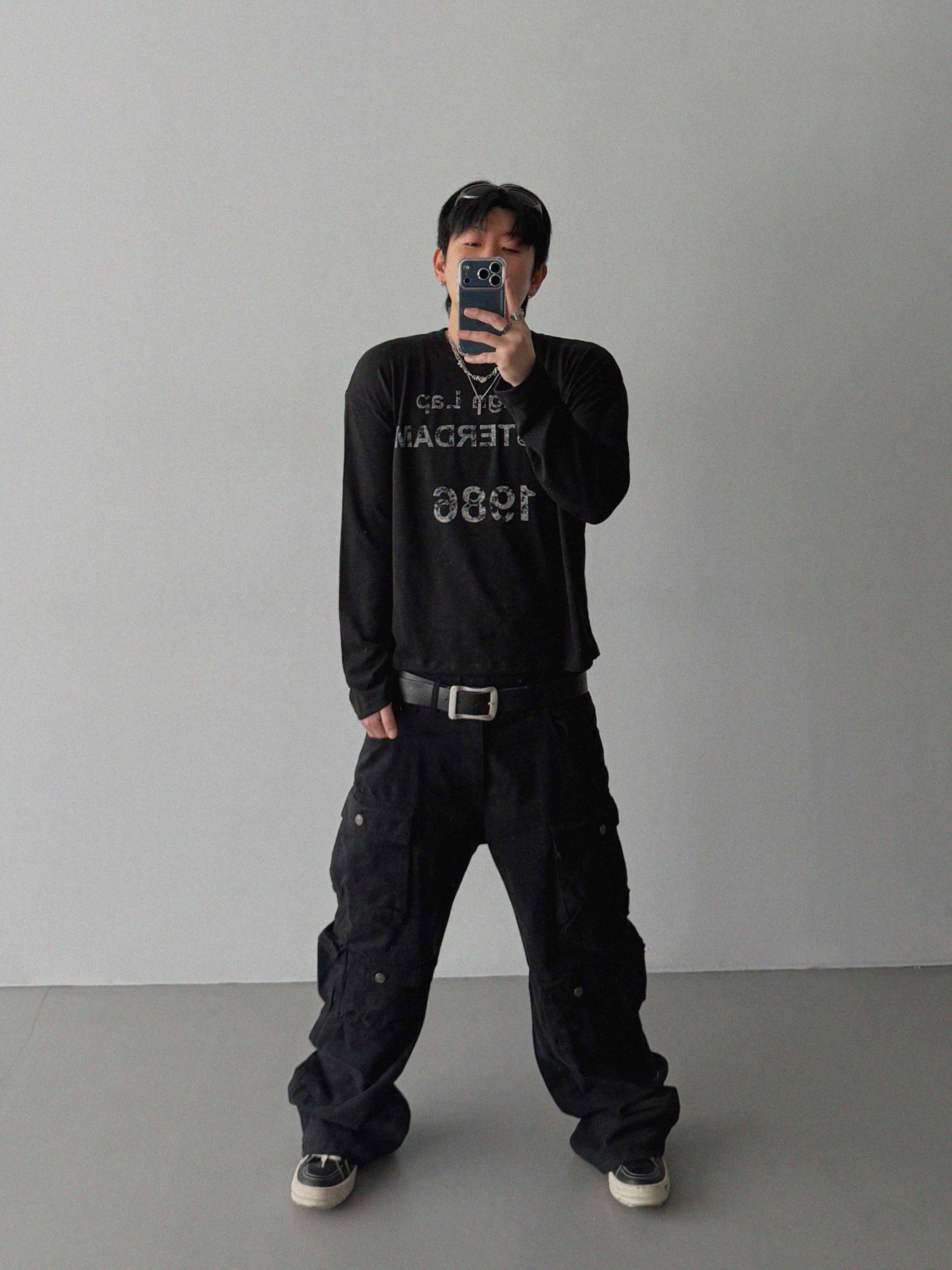 Lap slub crop t