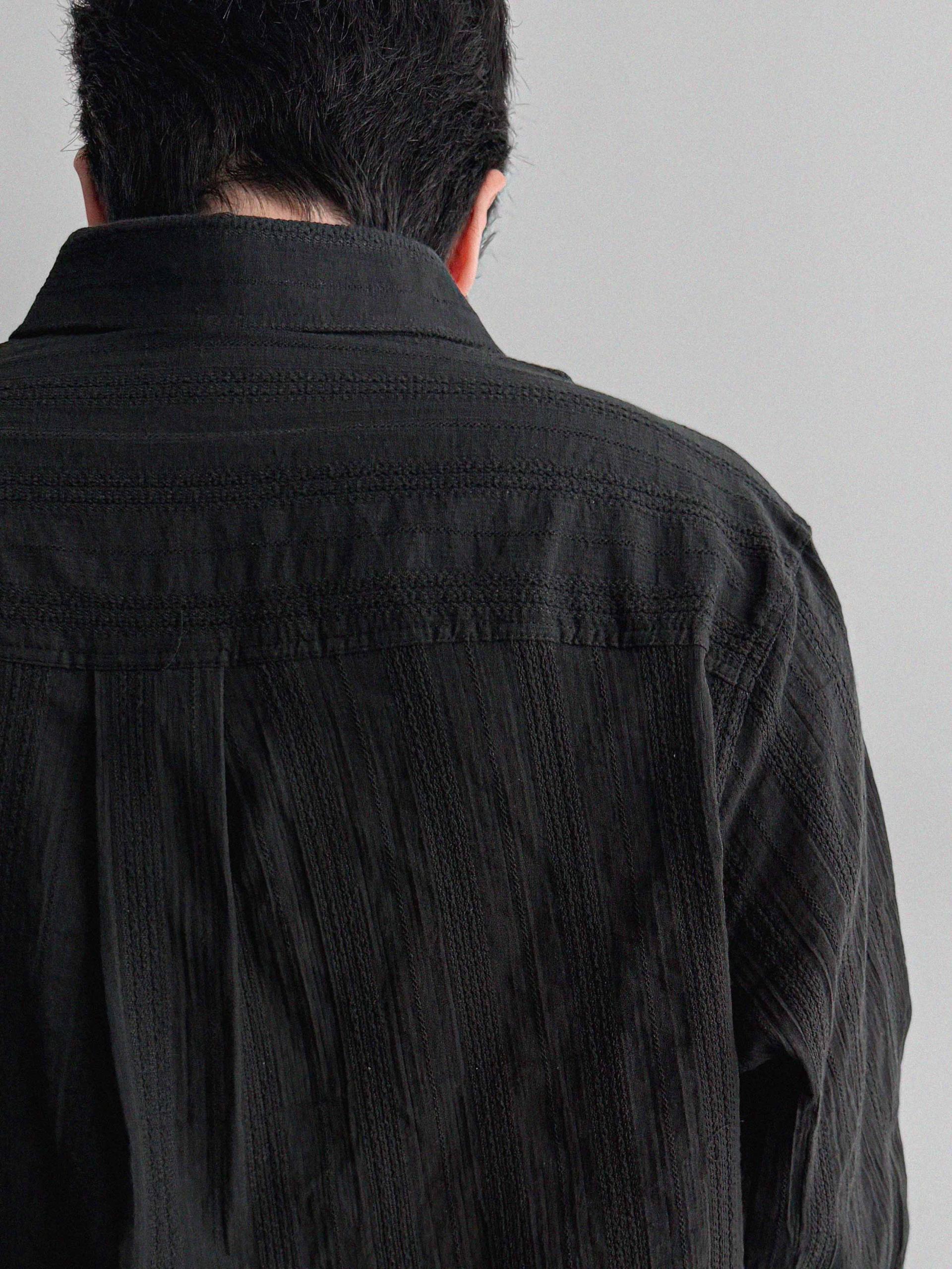 Dress crop shirt