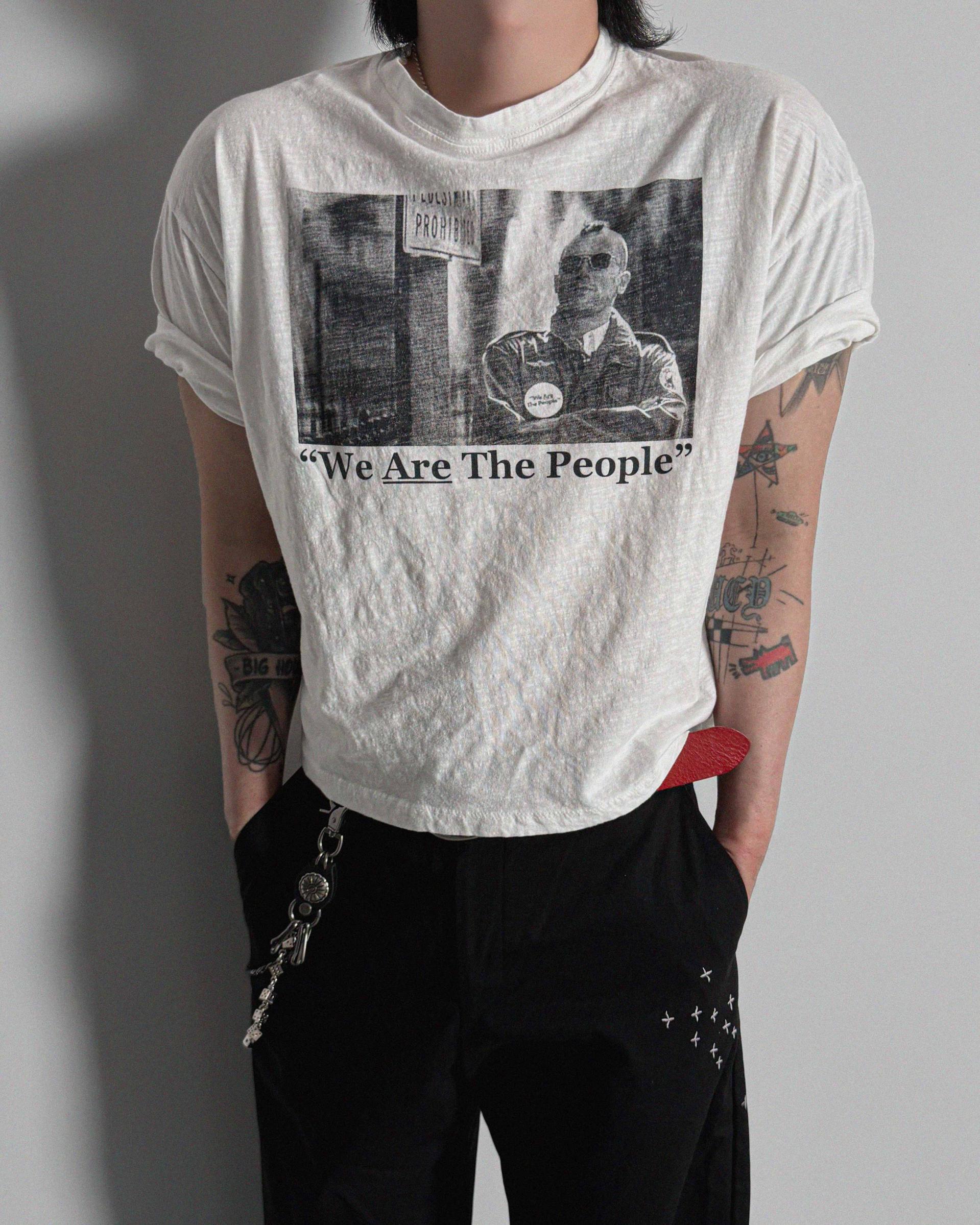 Vintage taxi slap crop half t
