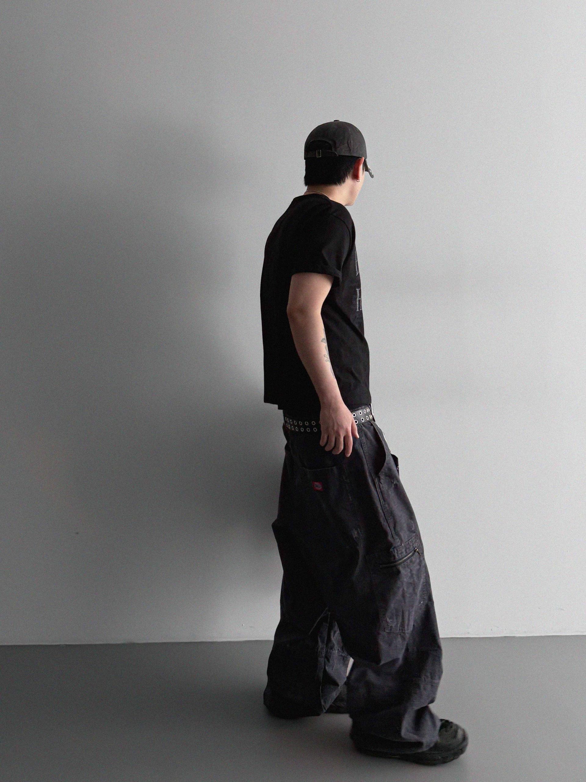 Vintage wide work pants