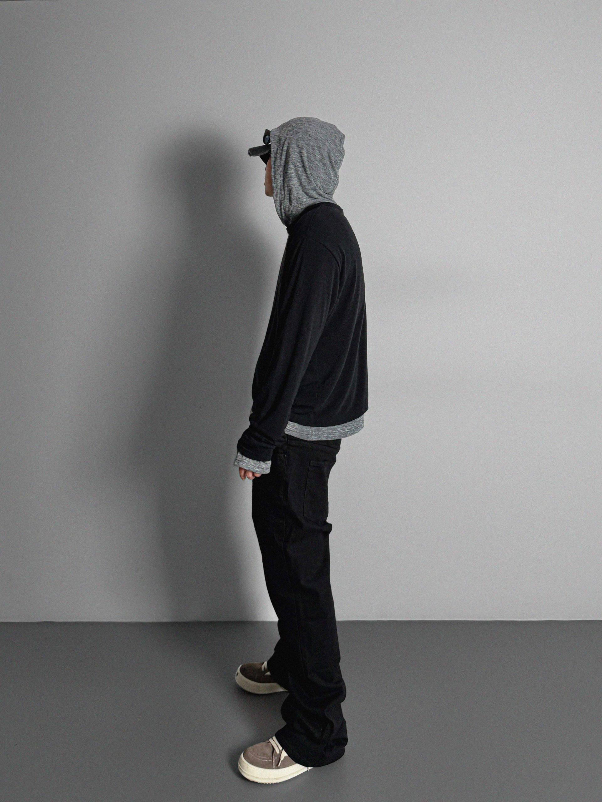 Index layered warmer hood t