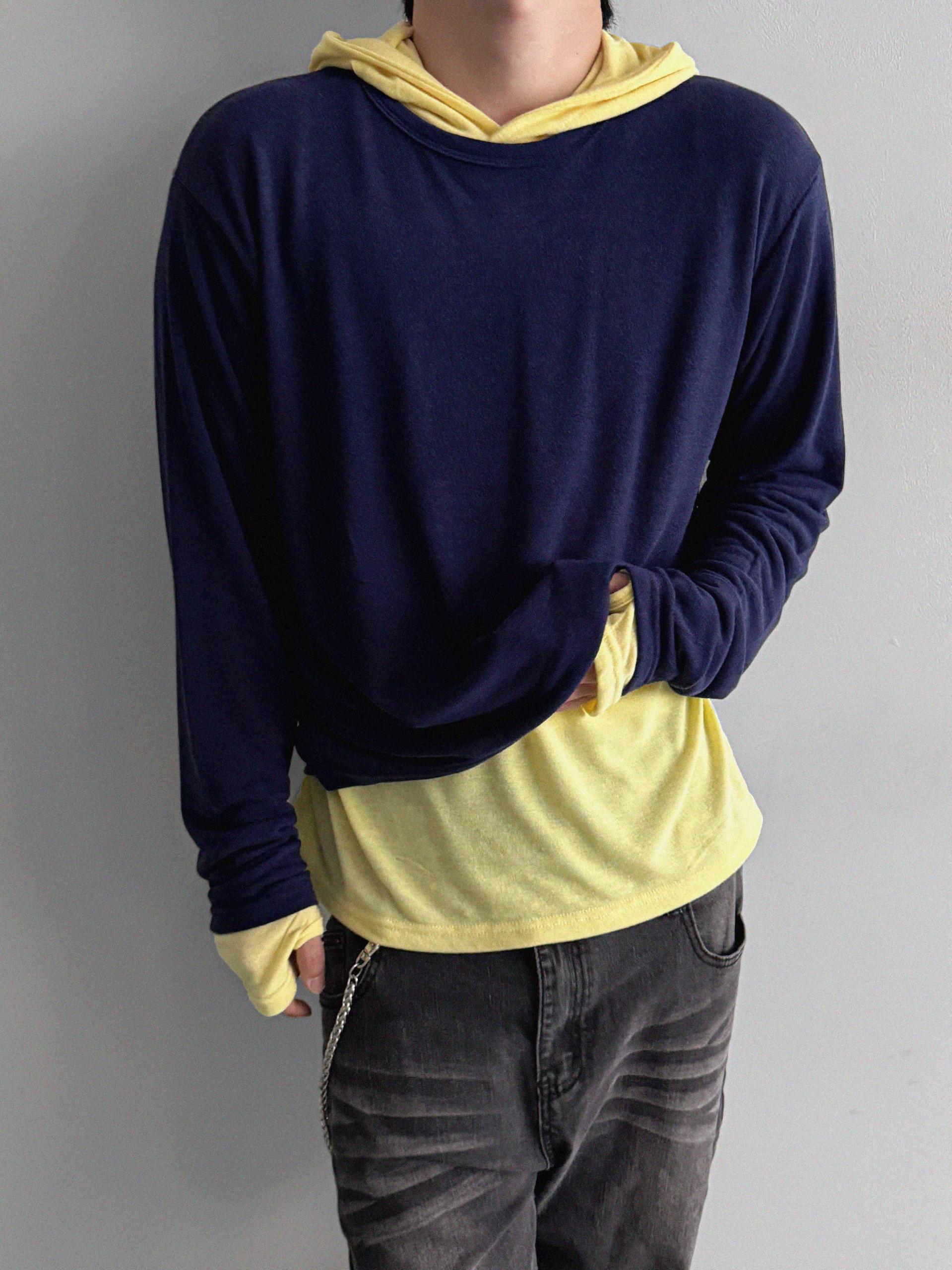 Index layered warmer hood t