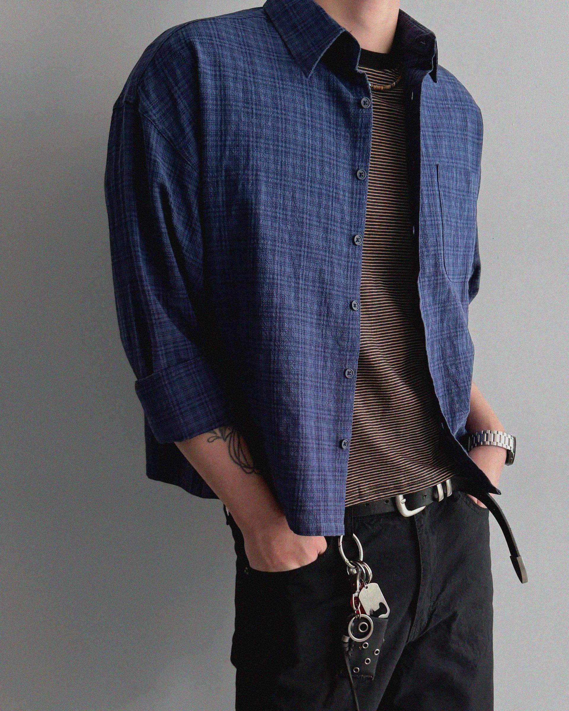 Paul crop check shirt