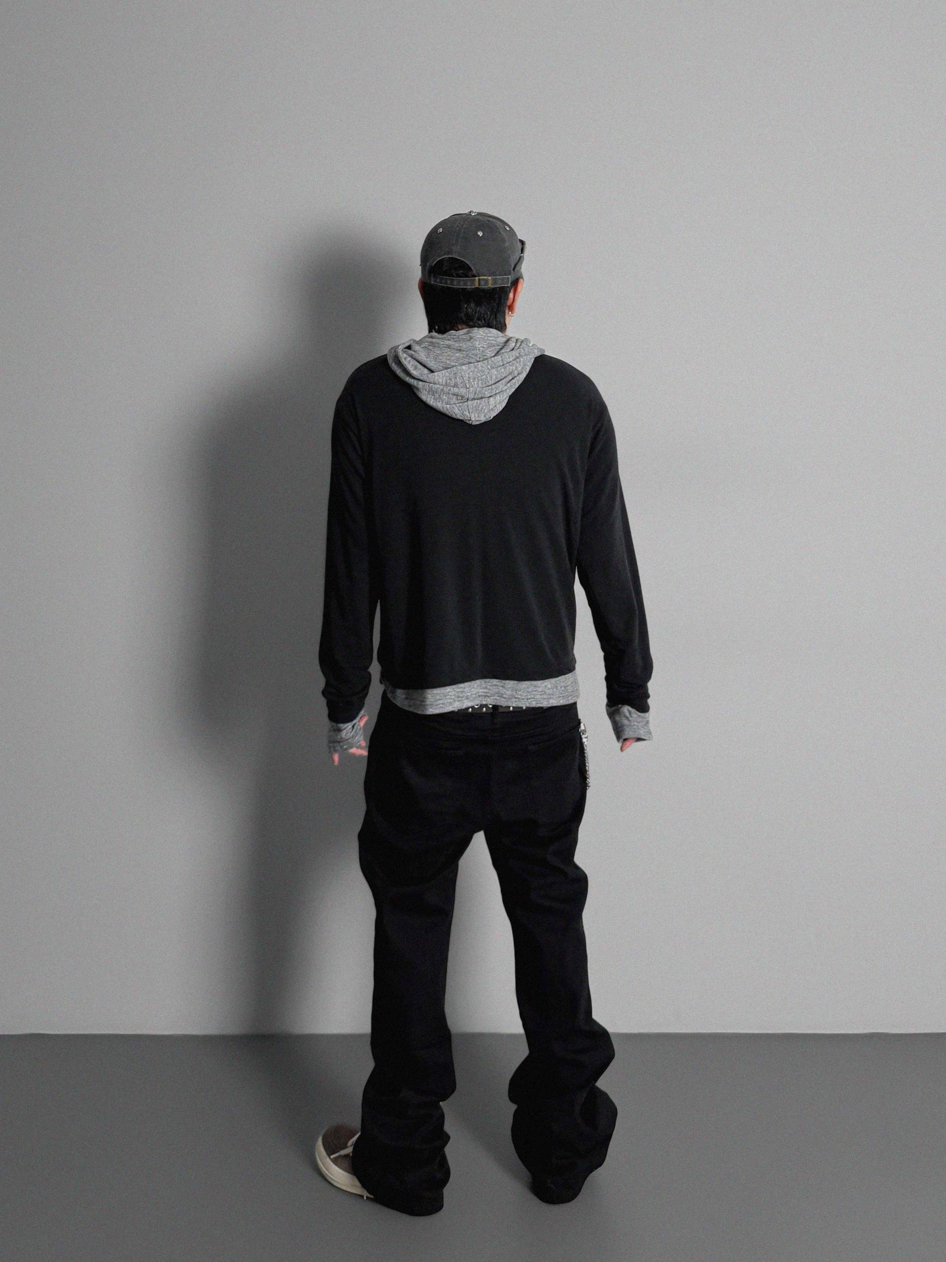Index layered warmer hood t