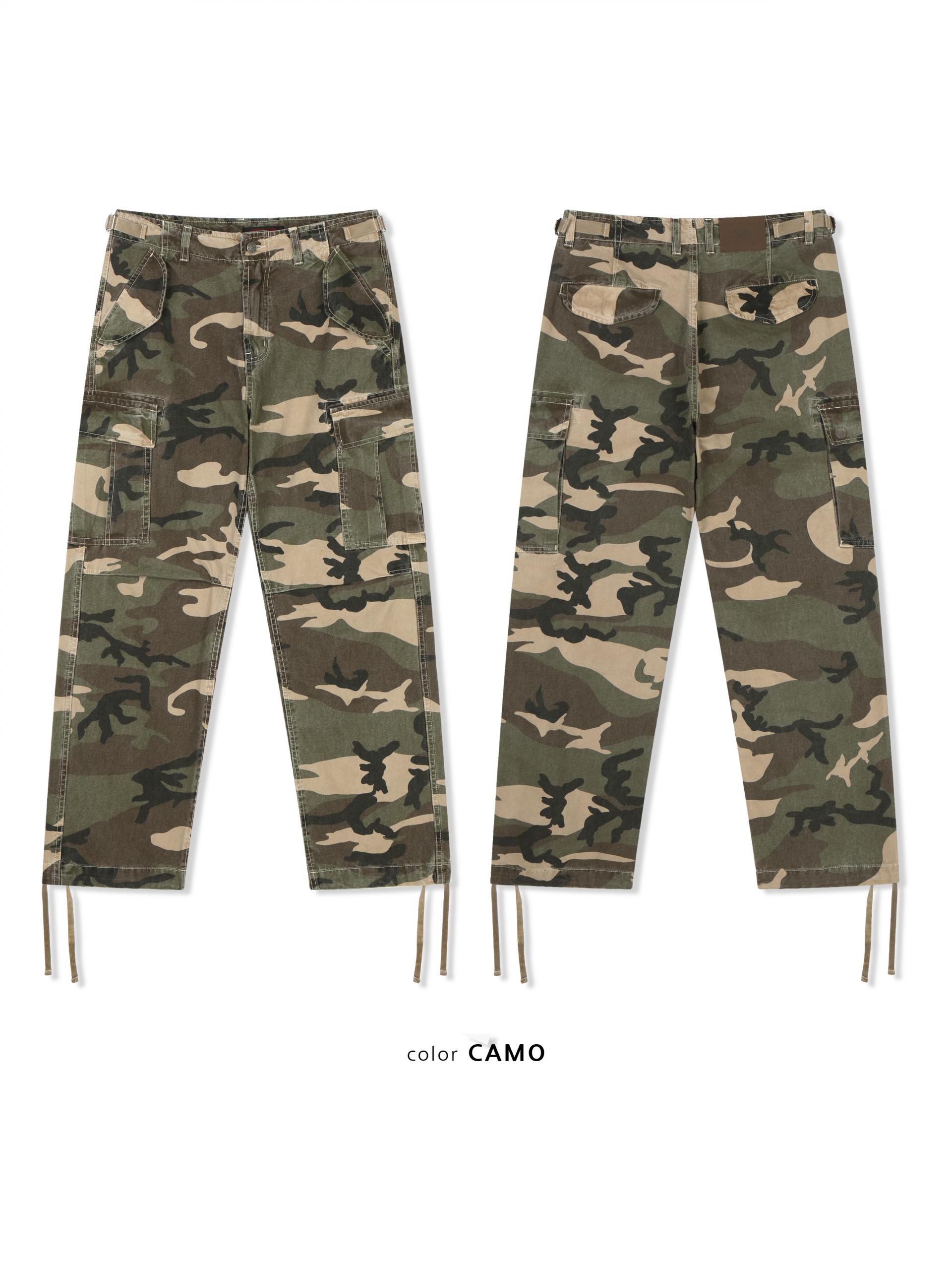 Works camo saging cargo pants