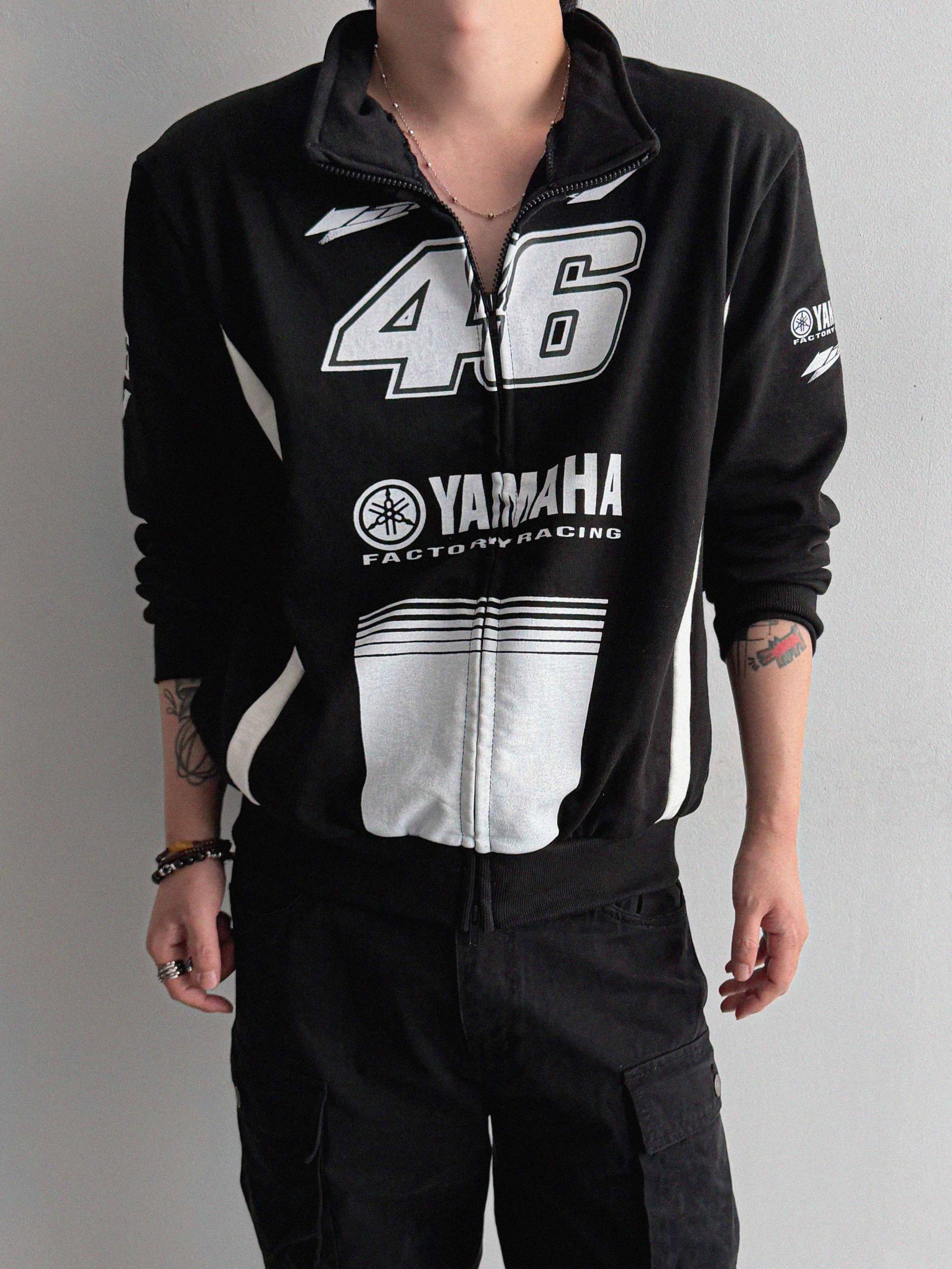 Racing print zip-up