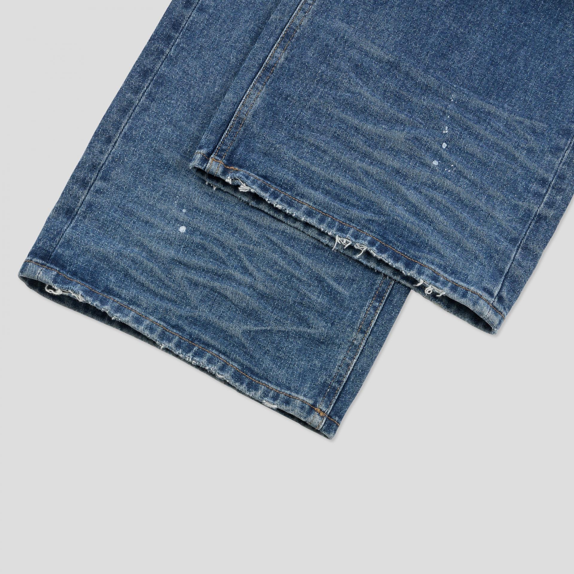Ver-embo vintage denim pants