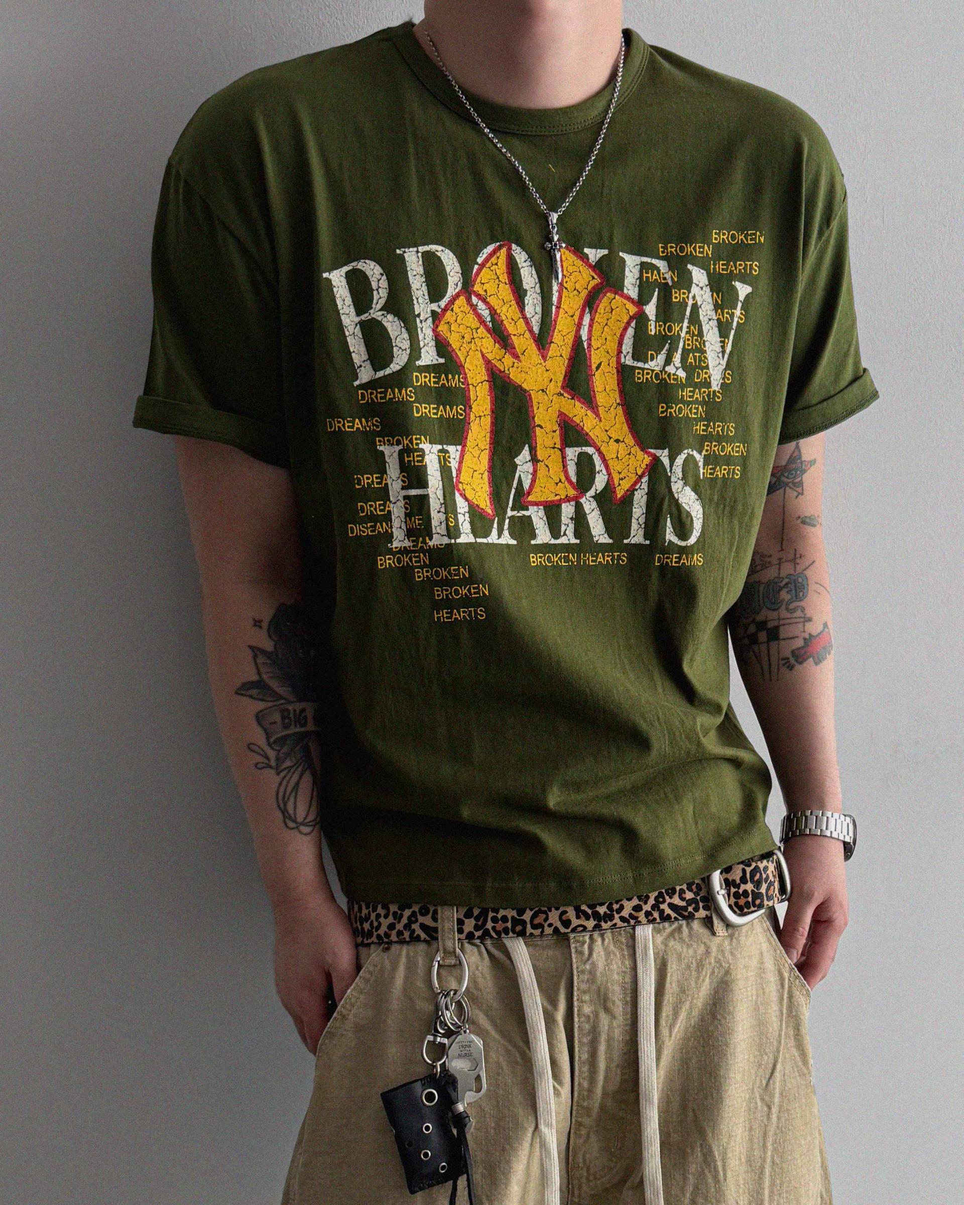 Broken crop half t