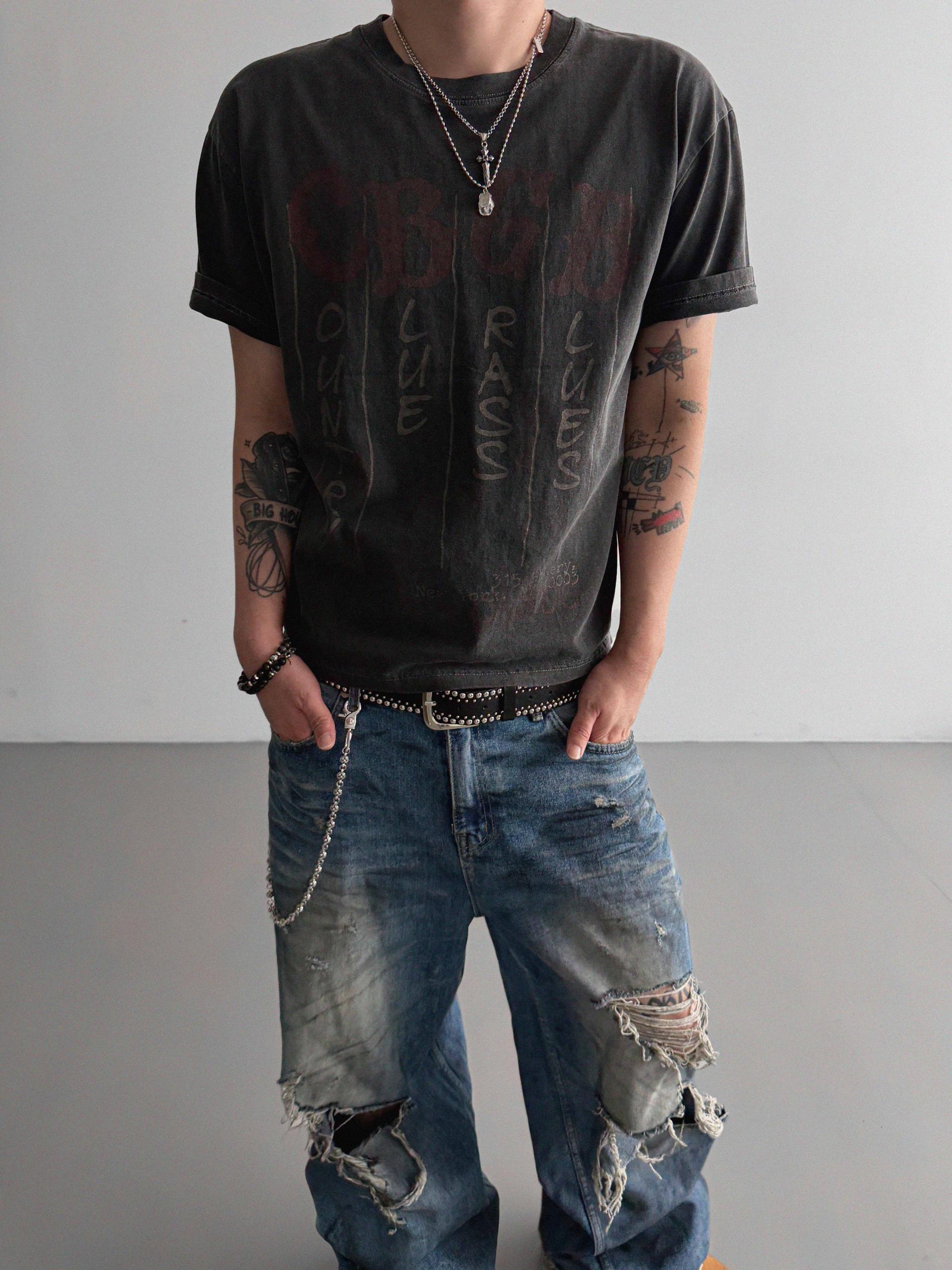 CBGB Pigment crop half t
