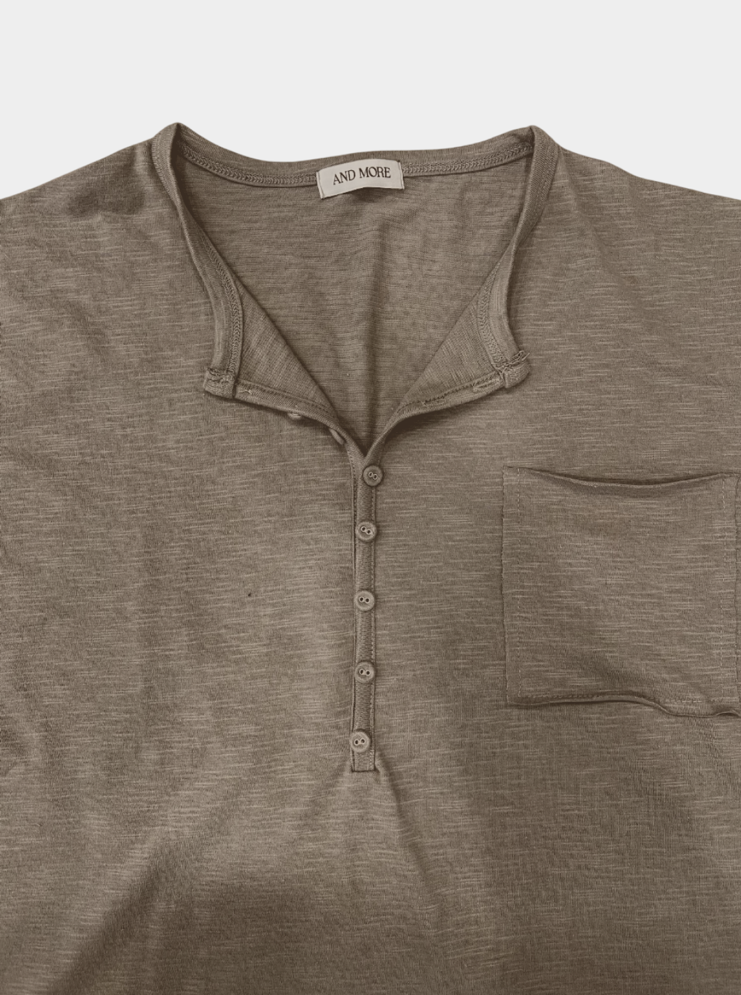 Burton slab henley neck half t
