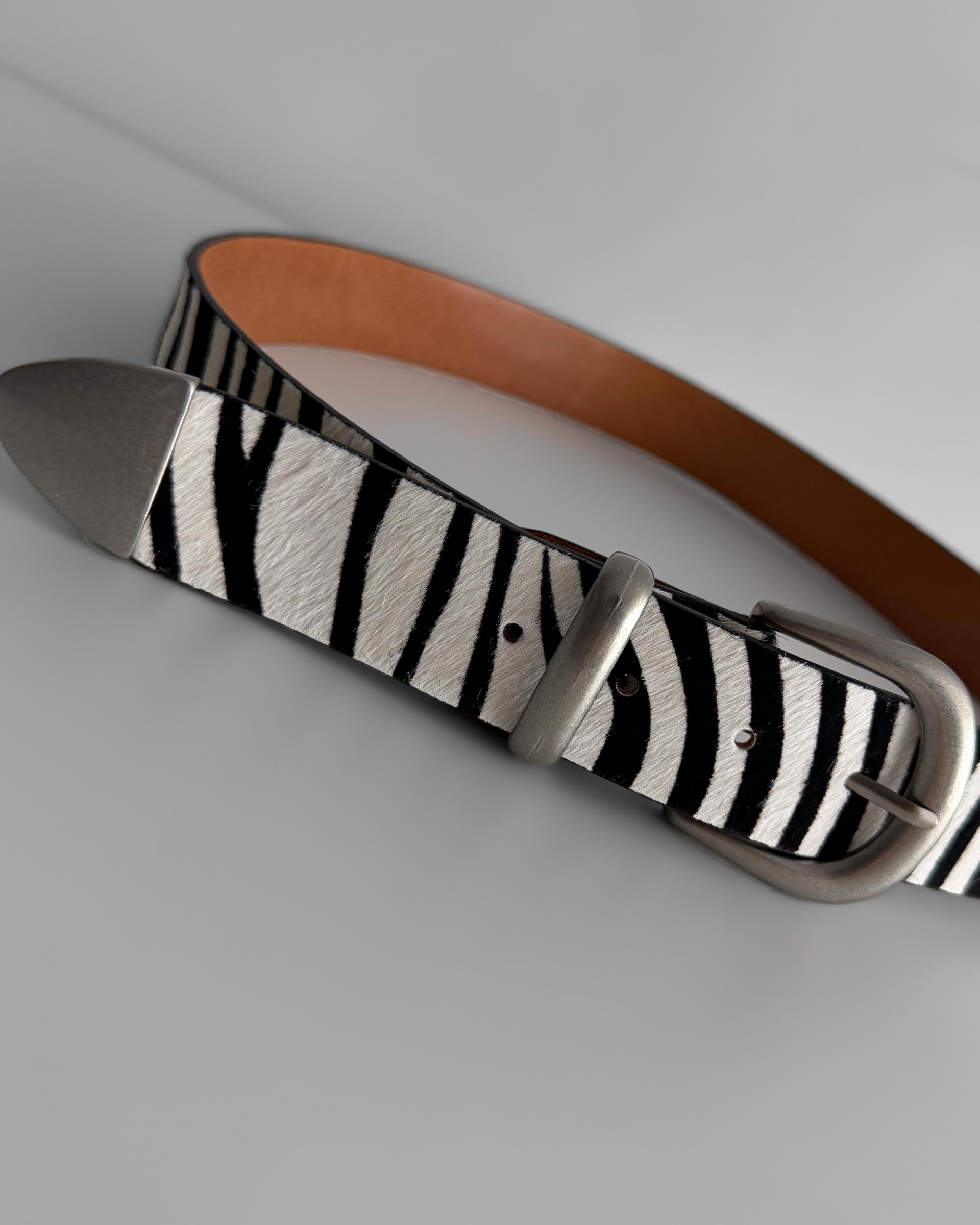 Calf skin animal 40 belt