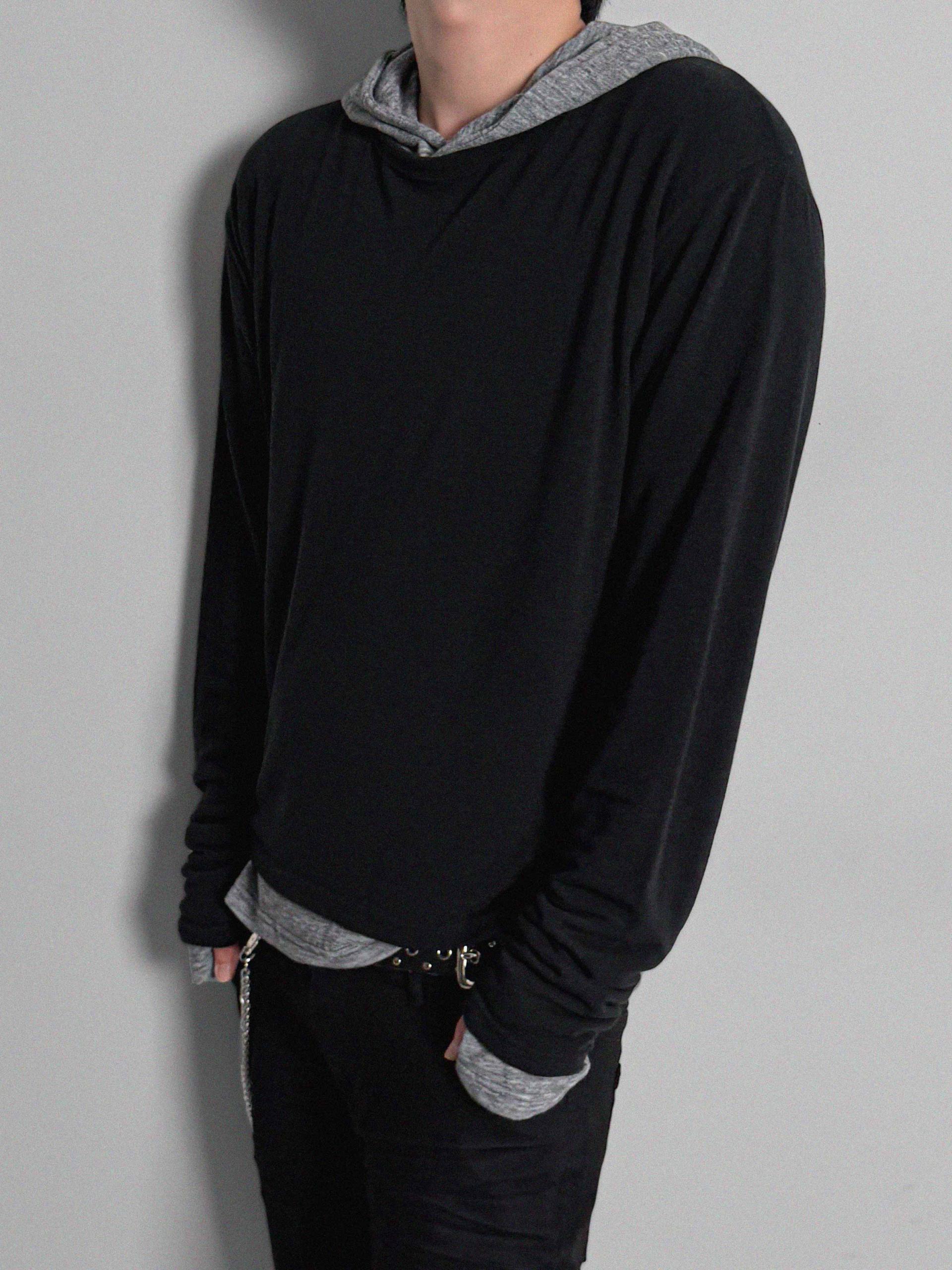 Index layered warmer hood t