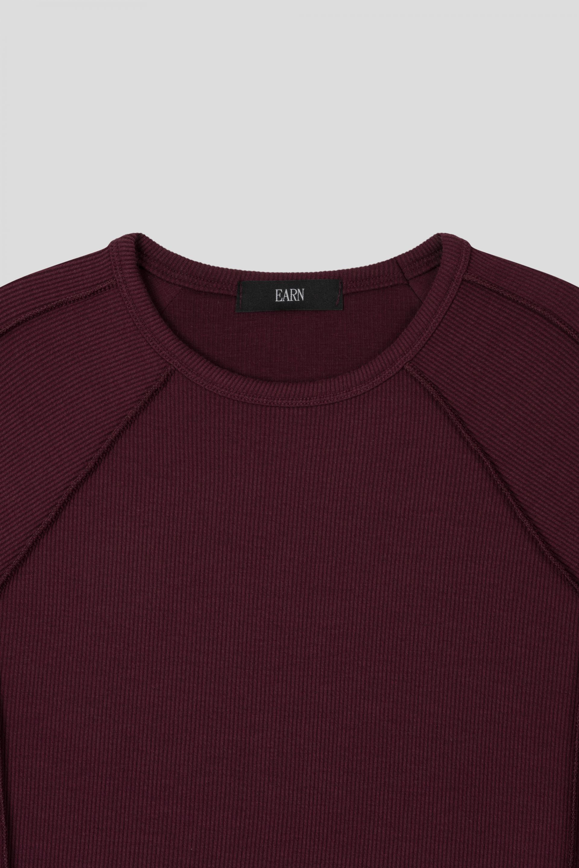 Outside Incision ribbed slim t