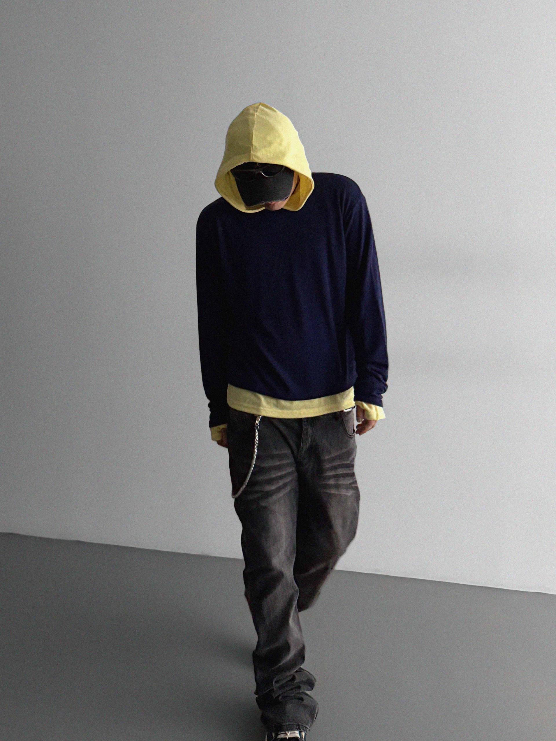 Index layered warmer hood t