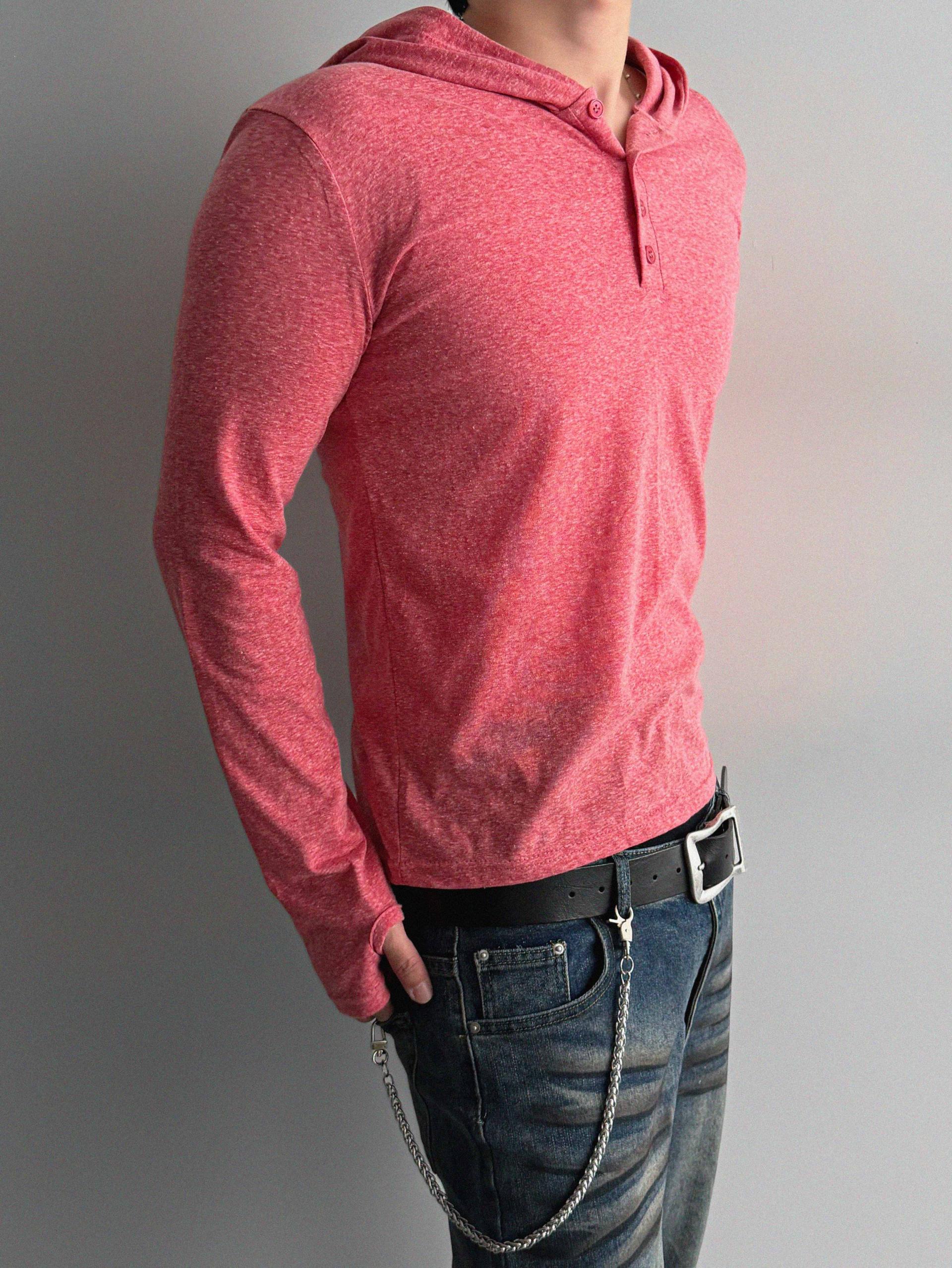 After henry neck warmer hoodie t