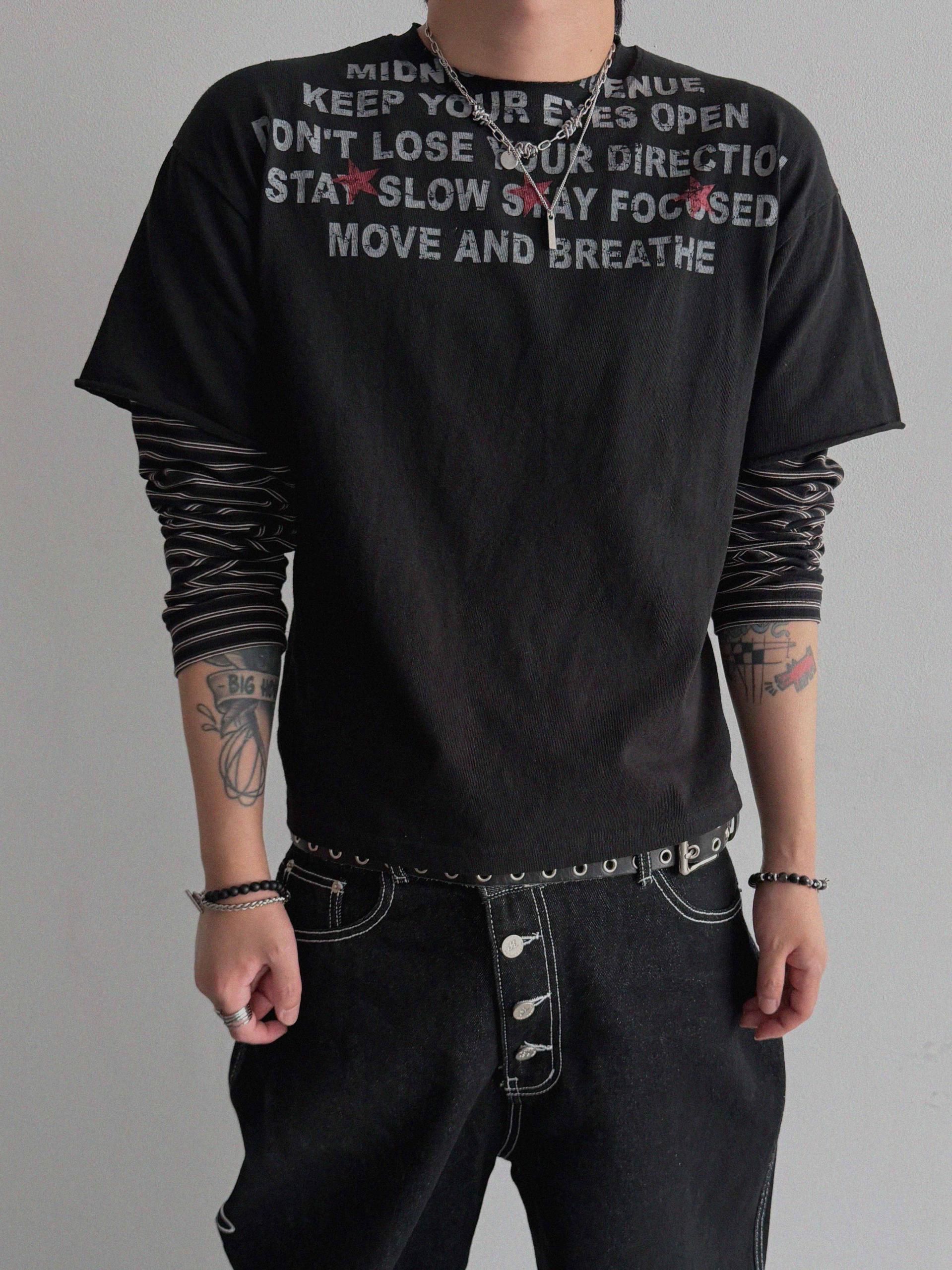 Avenue layered crop t