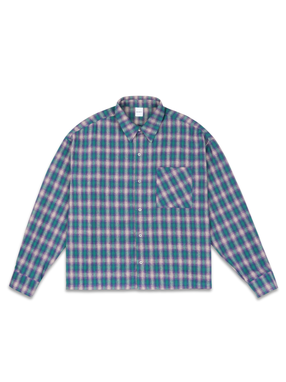 Opal crop check shirt