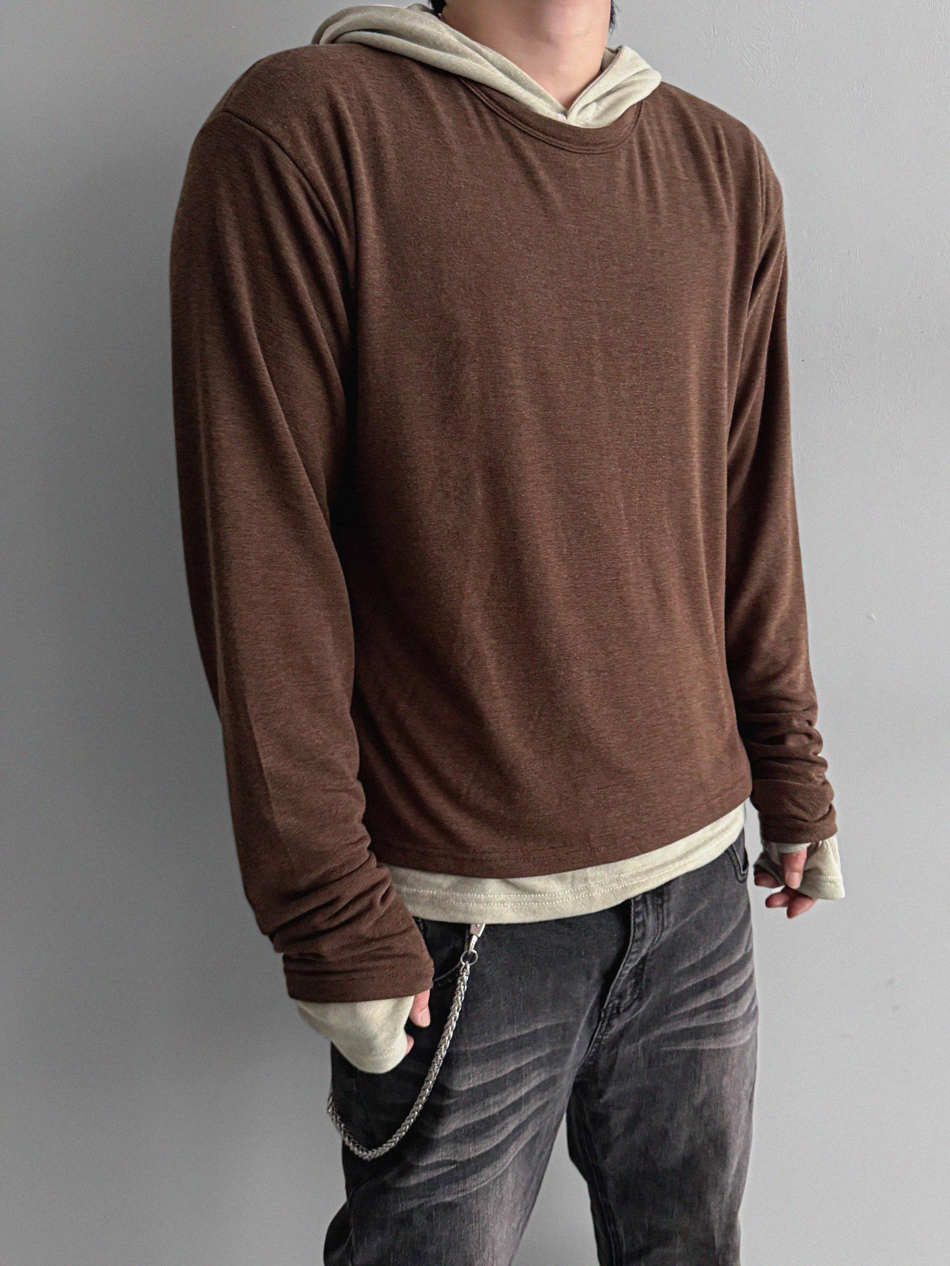 Index layered warmer hood t
