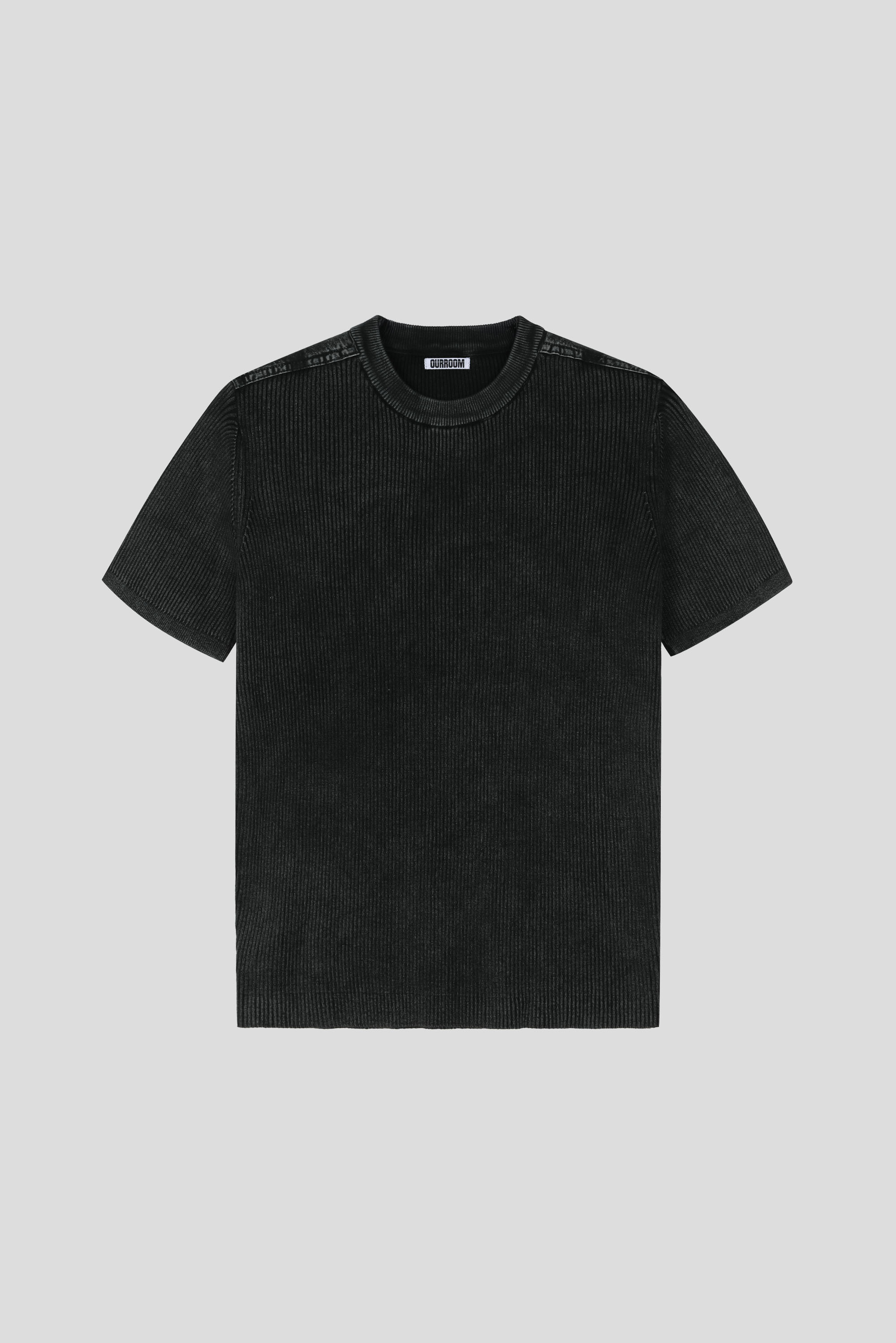 Pigment panel slim half knit