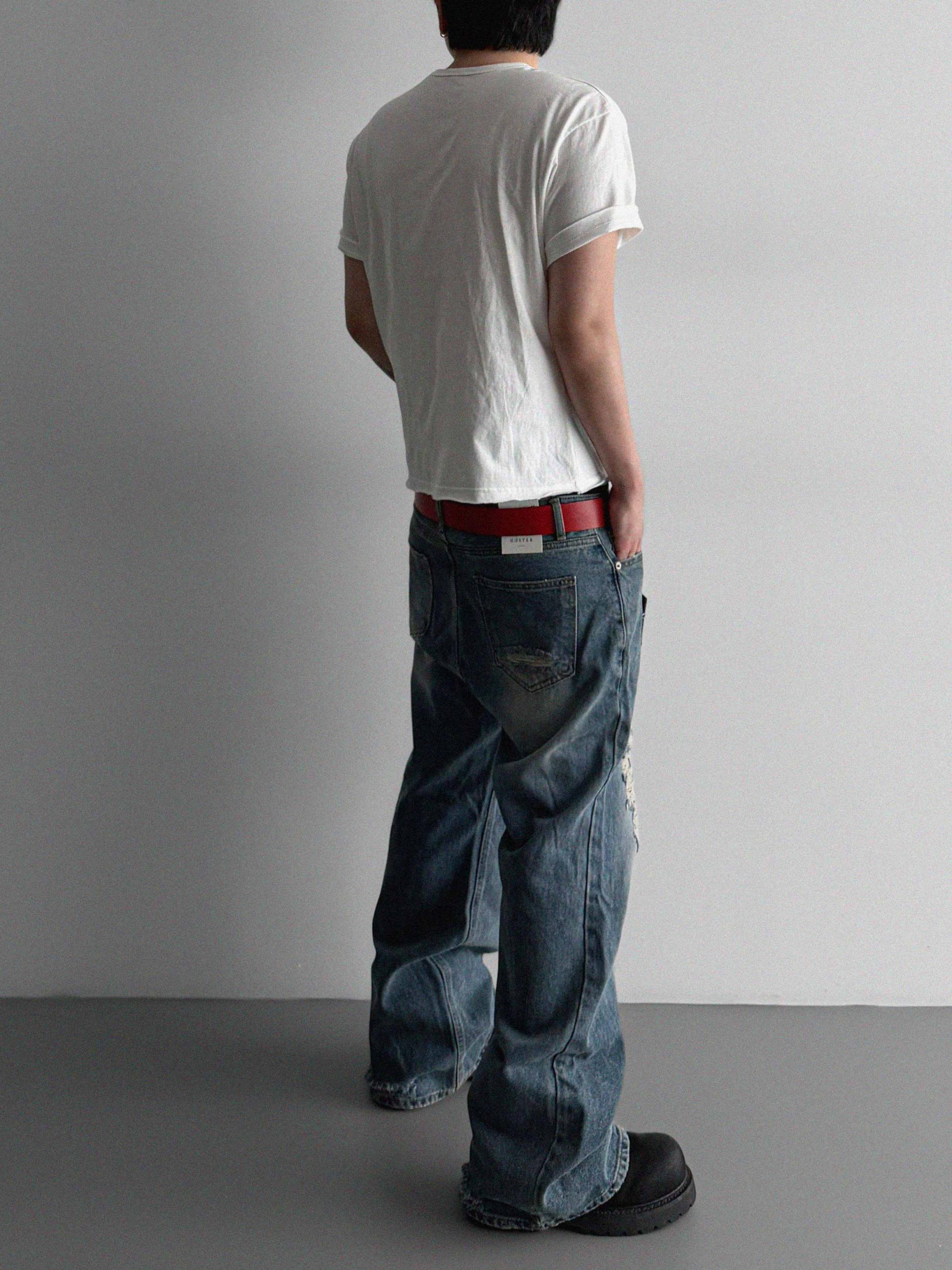 Fusion cutoff crop half t