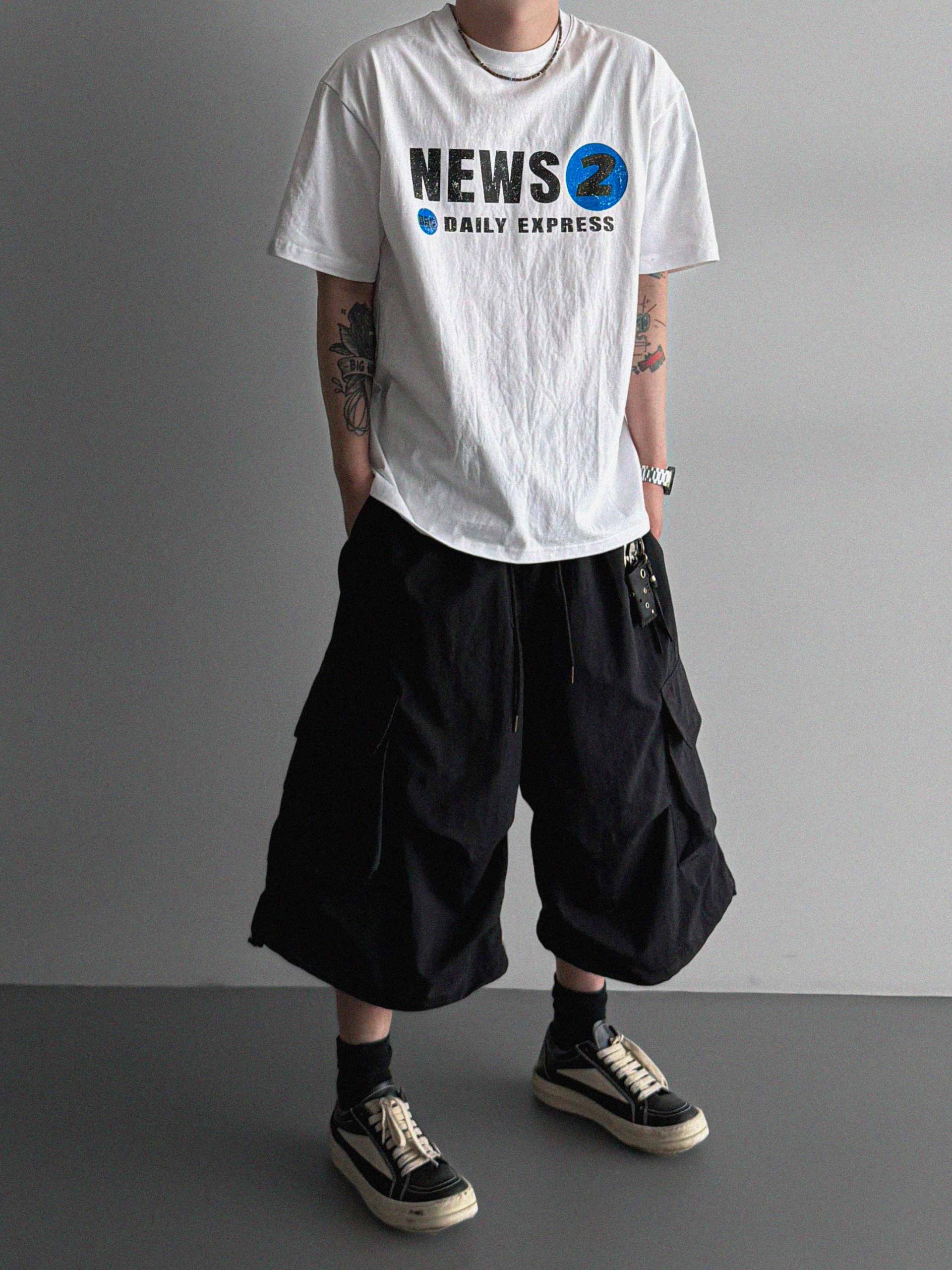 Nietzsche cargo bermuda pants