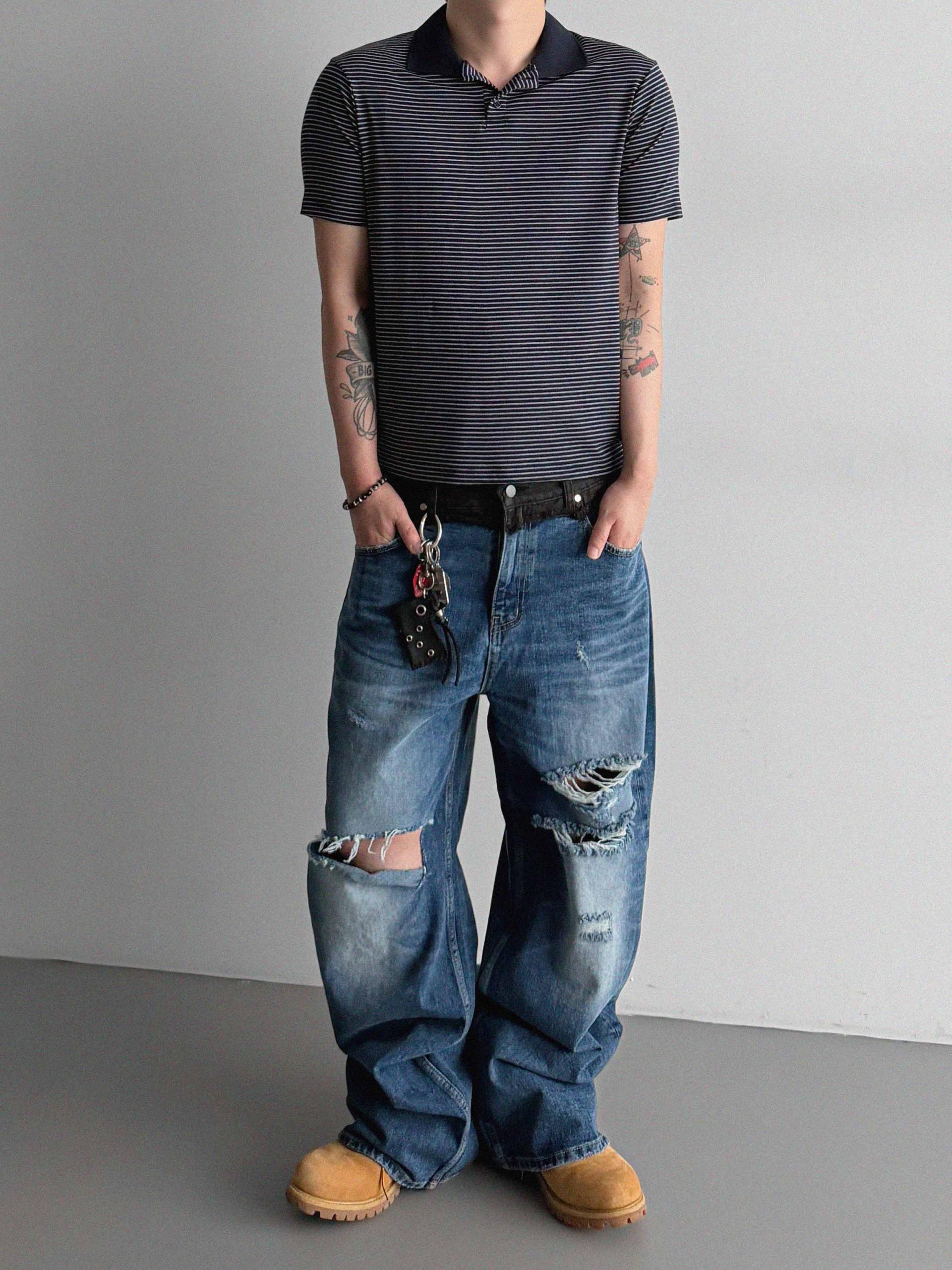 Cult collar half t