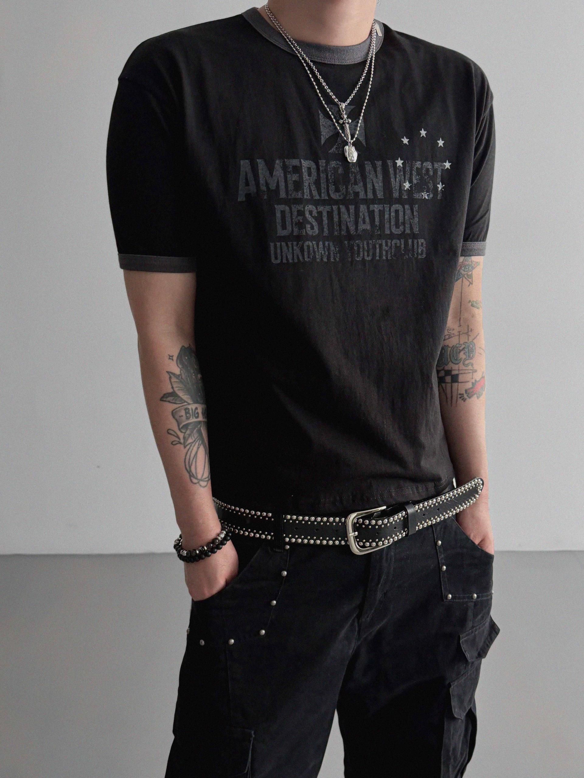 American ringer muscle crop half t